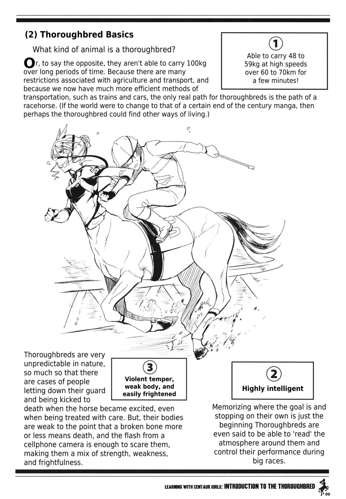 (C83) [Hyakki Yakou (Z-ton)] Centaur Musume de Manabu Hajimete no Thoroughbred | Learning With Centaur Girls: Introduction To The Thoroughbred [English] [4dawgz + Thetsuuyaku] page 5 full