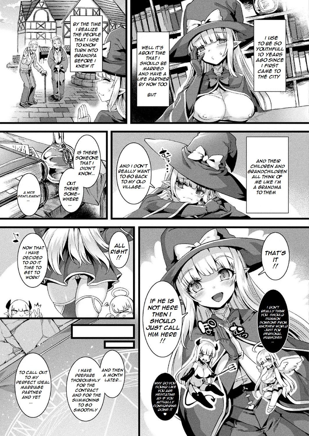 [Harigane Shinshi] Ippatsu Gyakuten!? Ouji-sama Shoukan Mahou (COMIC Unreal 2020-10 Vol. 87) [English] [Kimochi-san] [Decensored] [Digital] page 3 full