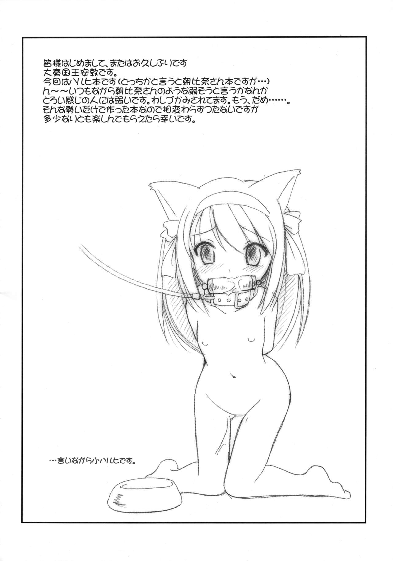 (C70) [Koutetsuryoku Kikaku (Taishinkokuoh Anton)] mH (Suzumiya Haruhi no Yuuutsu) page 4 full