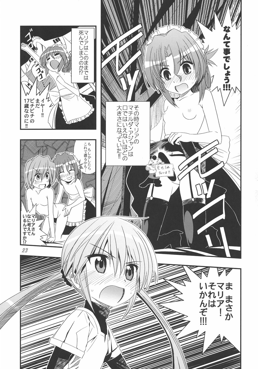 [Byousatsu Tanukidan (Saeki Tatsuya)] Saikai!? Shaa to Seira (Hayate no Gotoku!) page 22 full