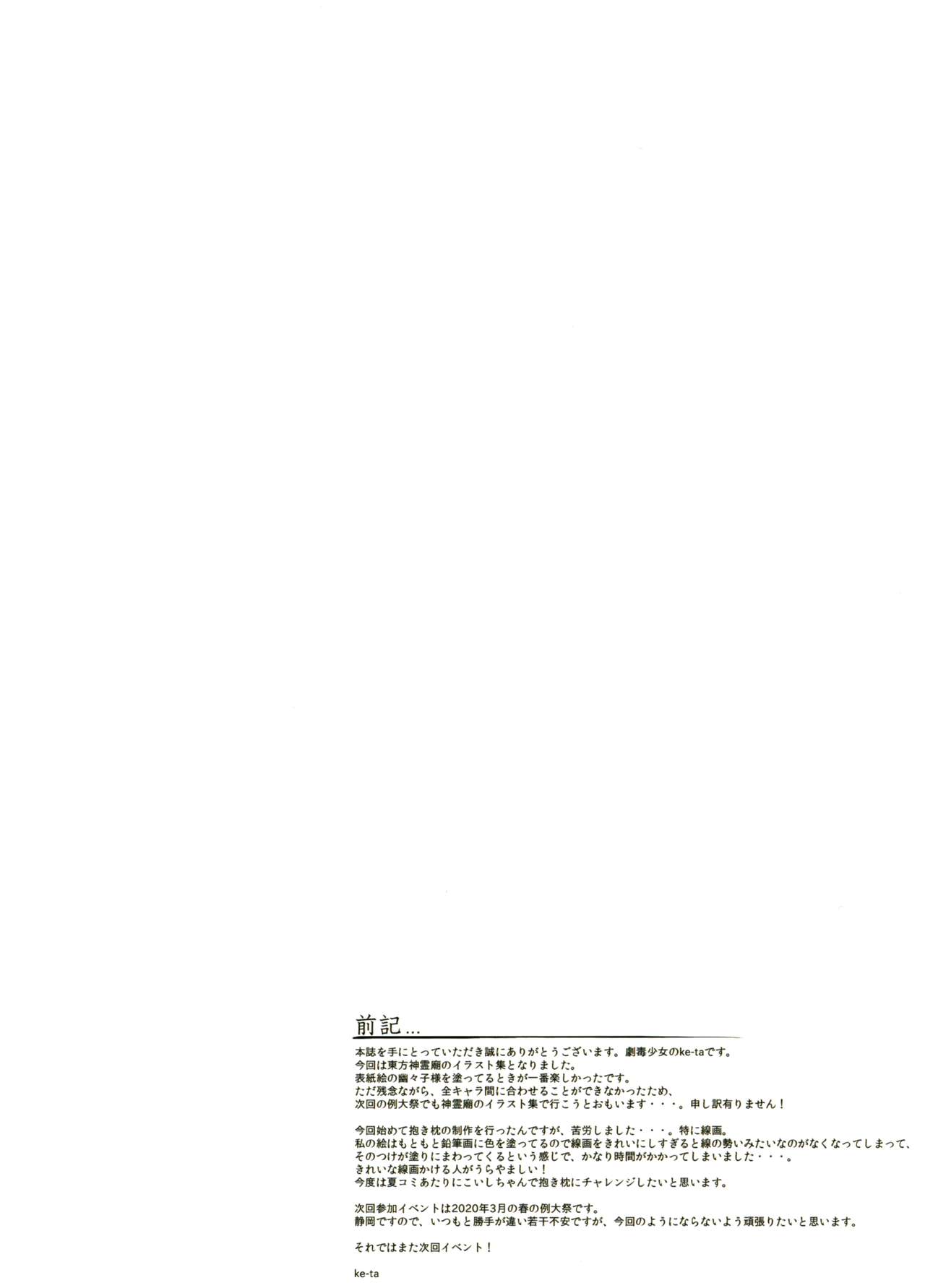 (C97) [Gekidoku Shoujo (ke-ta)] DOWNBLOUSE (Touhou Project) page 2 full
