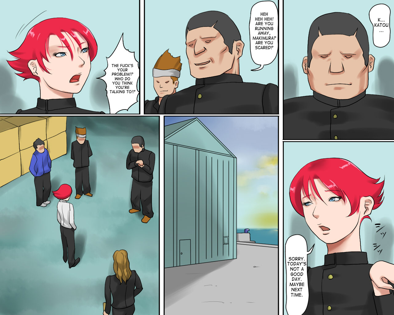 [Naya] Nyotaika Maso Shoufu Aya Chijoku no Costume | Aya [English] [SaHa] page 13 full