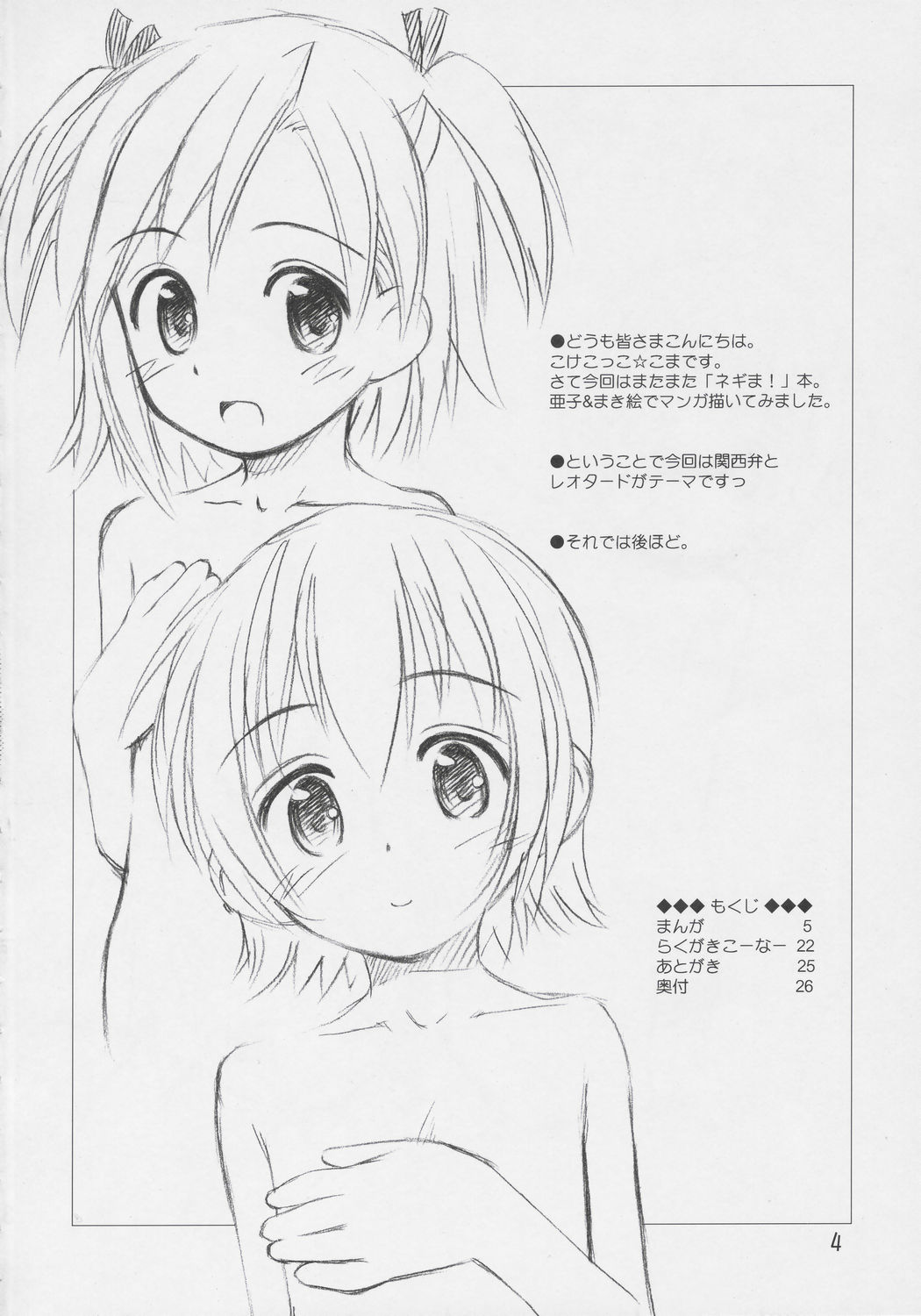 (C69) [Jido-Hikki (Kokekokko Coma)] Ho-kago wa Shintaisou! (Mahou Sensei Negima!) page 3 full