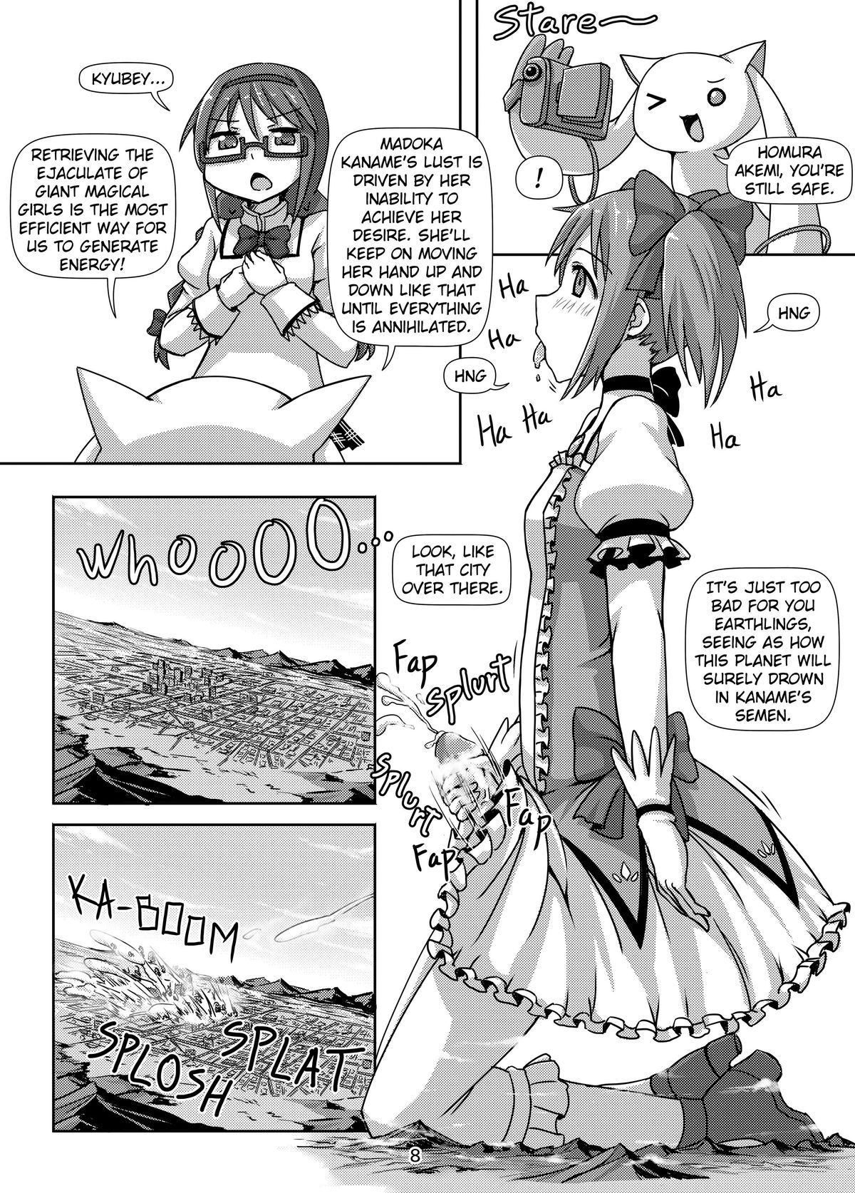 [Ochikonium (Terada Ochiko)] Kyodaika Mahou mo Arundayo!! - Gigantization Magic Exist Too!! (Puella Magi Madoka Magica) [Japanese, English] [Digital] page 25 full