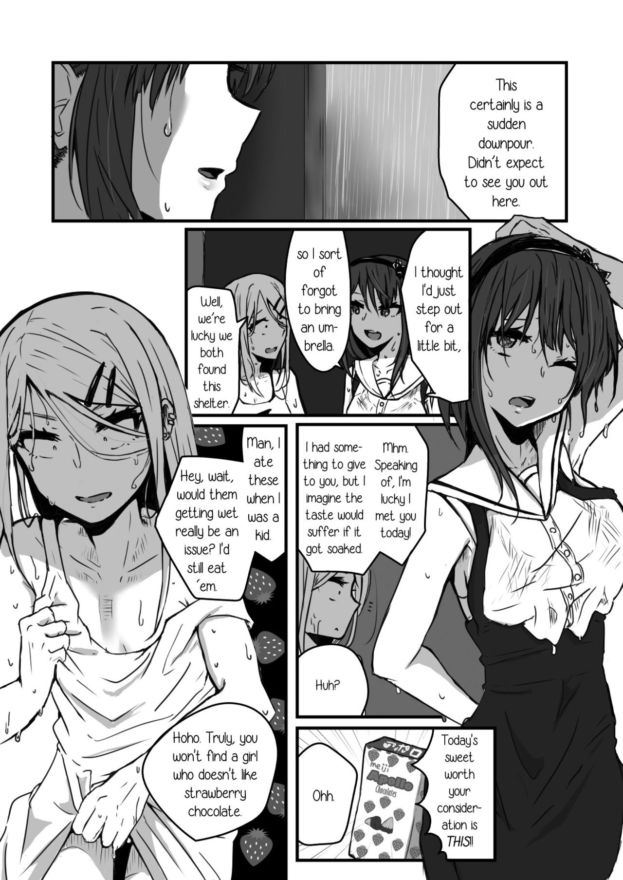 (GirlsLoveFestival17) [Mofumofurahi (Hitsujimofu)] Yuri, Dagashi. (Dagashi Kashi) [English] [Sexy Akiba Detectives] page 10 full