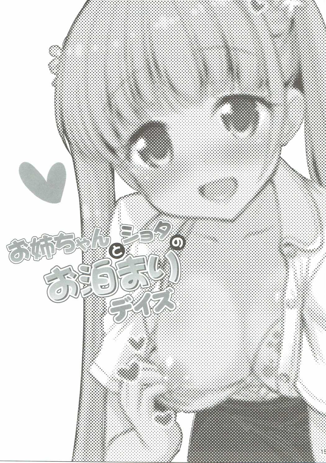 (C90) [Hasemi Box (Hasemi Ryo)] Onee-chan to Shota no Otomari Days (NEW GAME!) page 14 full