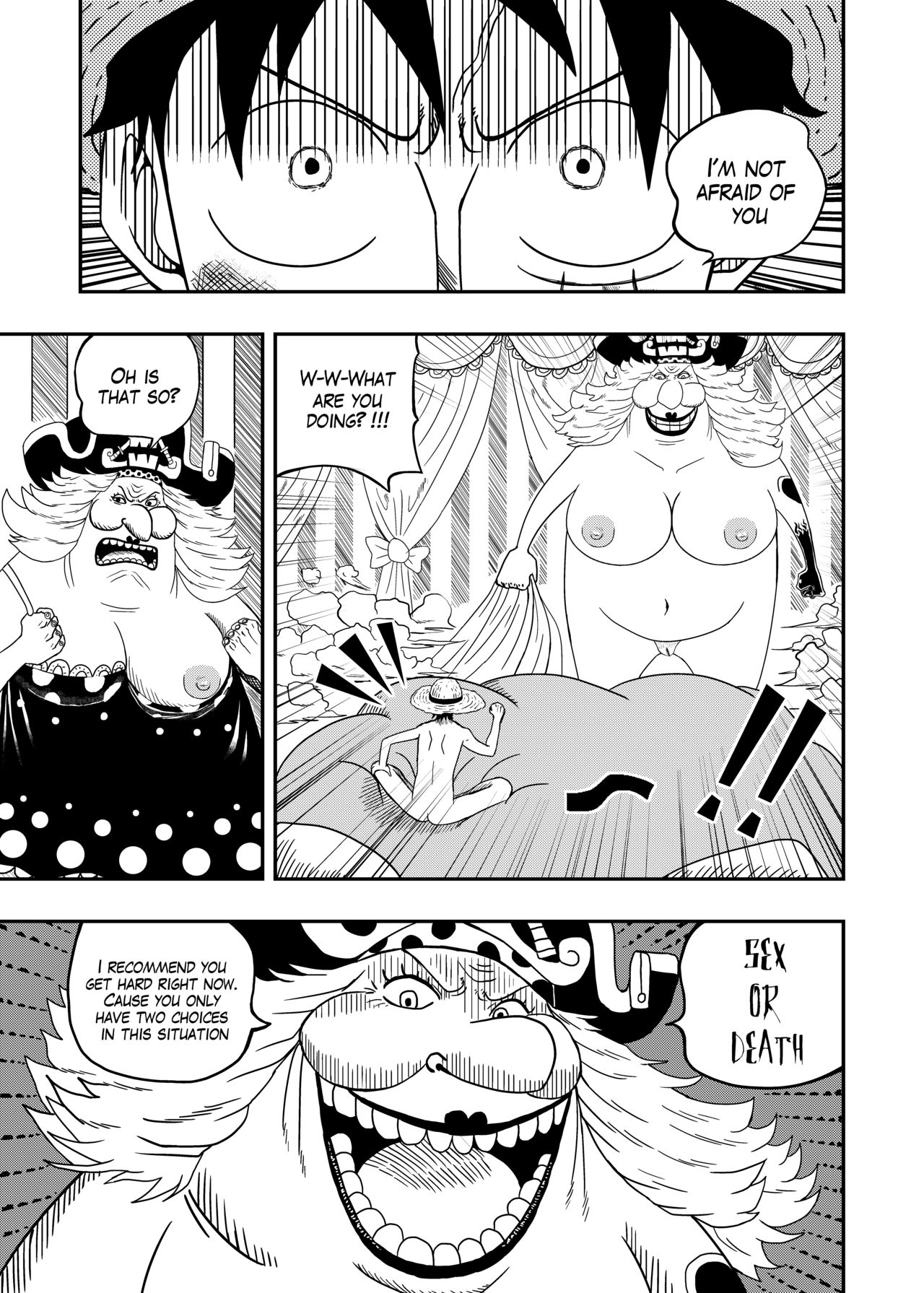 [Tiger-Ki] Charlotte Flampe x Luffy (One Piece) page 16 full