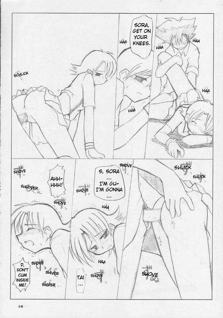 [Ukkaridou (Inari Satsuki, Shimazu Isami)] Ai to Yuuki no Two Platoon | Two Platoons of Love and Courage (Digimon Adventure) [English] page 9 full