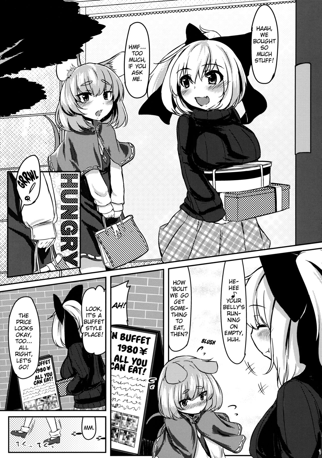 (Reitaisai 10) [Nukidokoro. (Roteri)] Gourmet Nazrin to Harapeko Semen (Touhou Project) [English] page 2 full