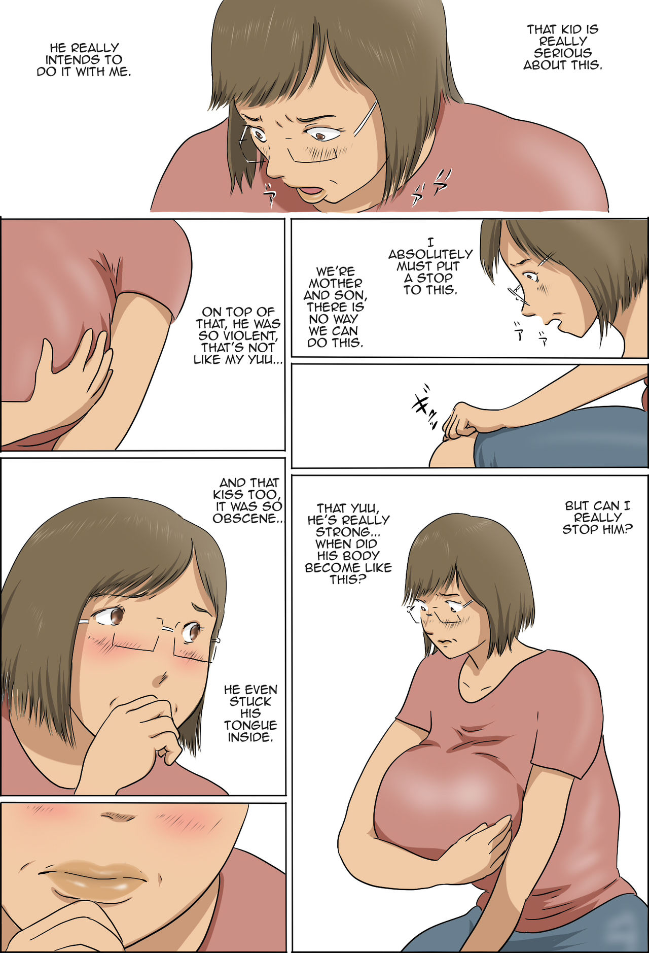 [Zenmai Kourogi] Haha to Musuko no Kazoku Seikatsu | Family Life of Mother and Son [English] [Amoskandy] page 16 full