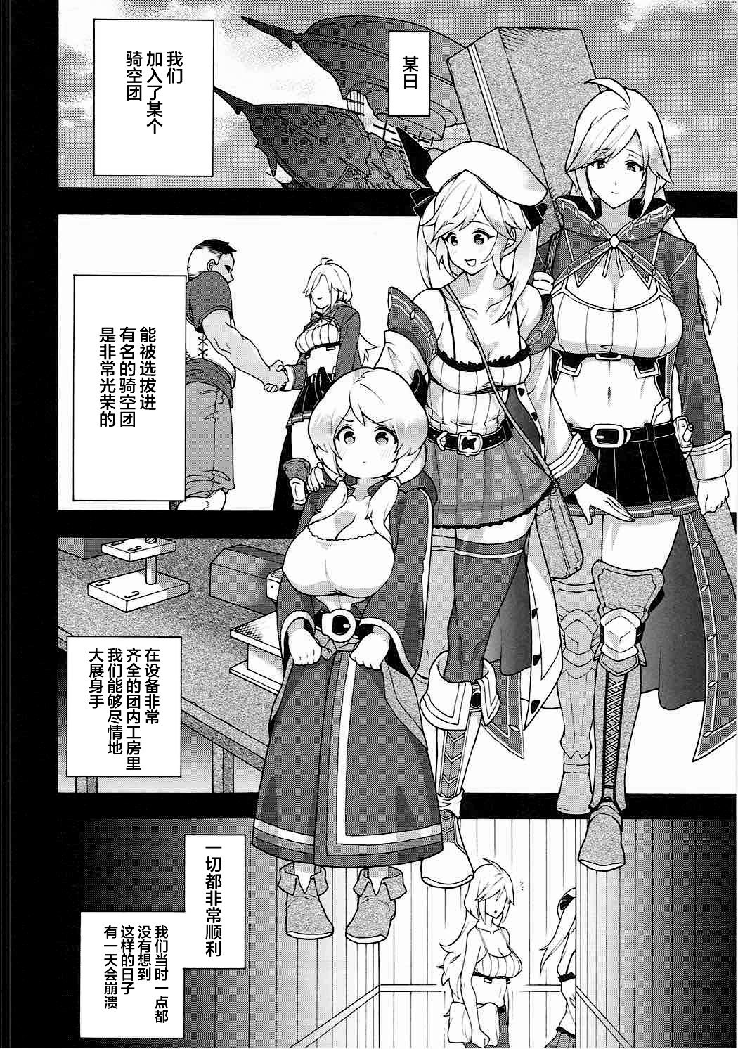 (COMIC1☆11) [Fuantei (Furari, Kome Dorobou)] Onee-chan no subeki koto (Granblue Fantasy) [Chinese] [不咕鸟汉化组] page 4 full