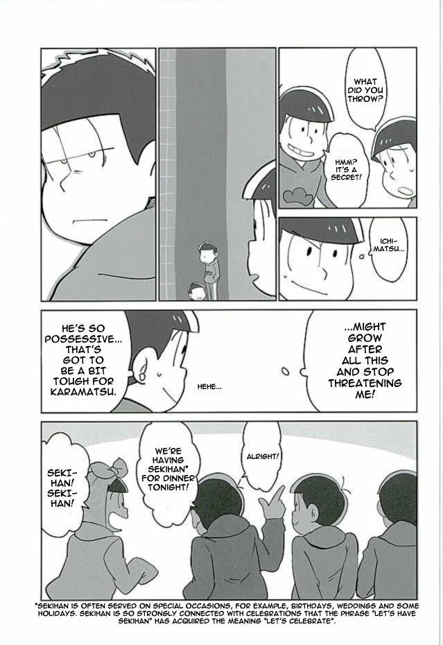 (6tsugo no Tamashii Forever) [OK-2 (Shiriana Doriru)] Uchi no Jinan wa Doutee Hishojo (Osomatsu-san) [English] [Rapinii] page 23 full