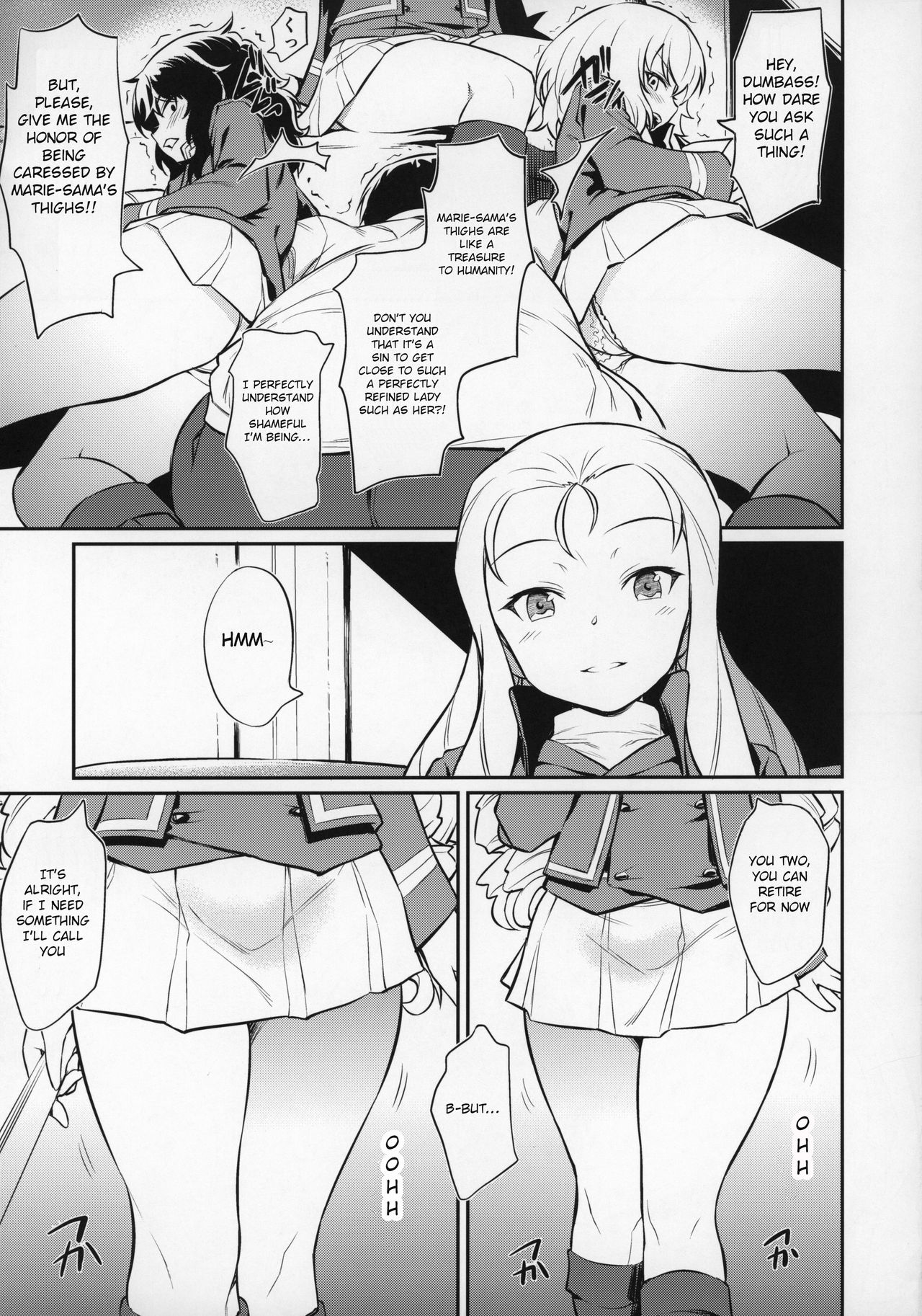(Panzer Vor! 23) [AERODOG (inu)] Marie-sama no Sankakujime (Girls Und Panzer) [English] [Xood] page 6 full
