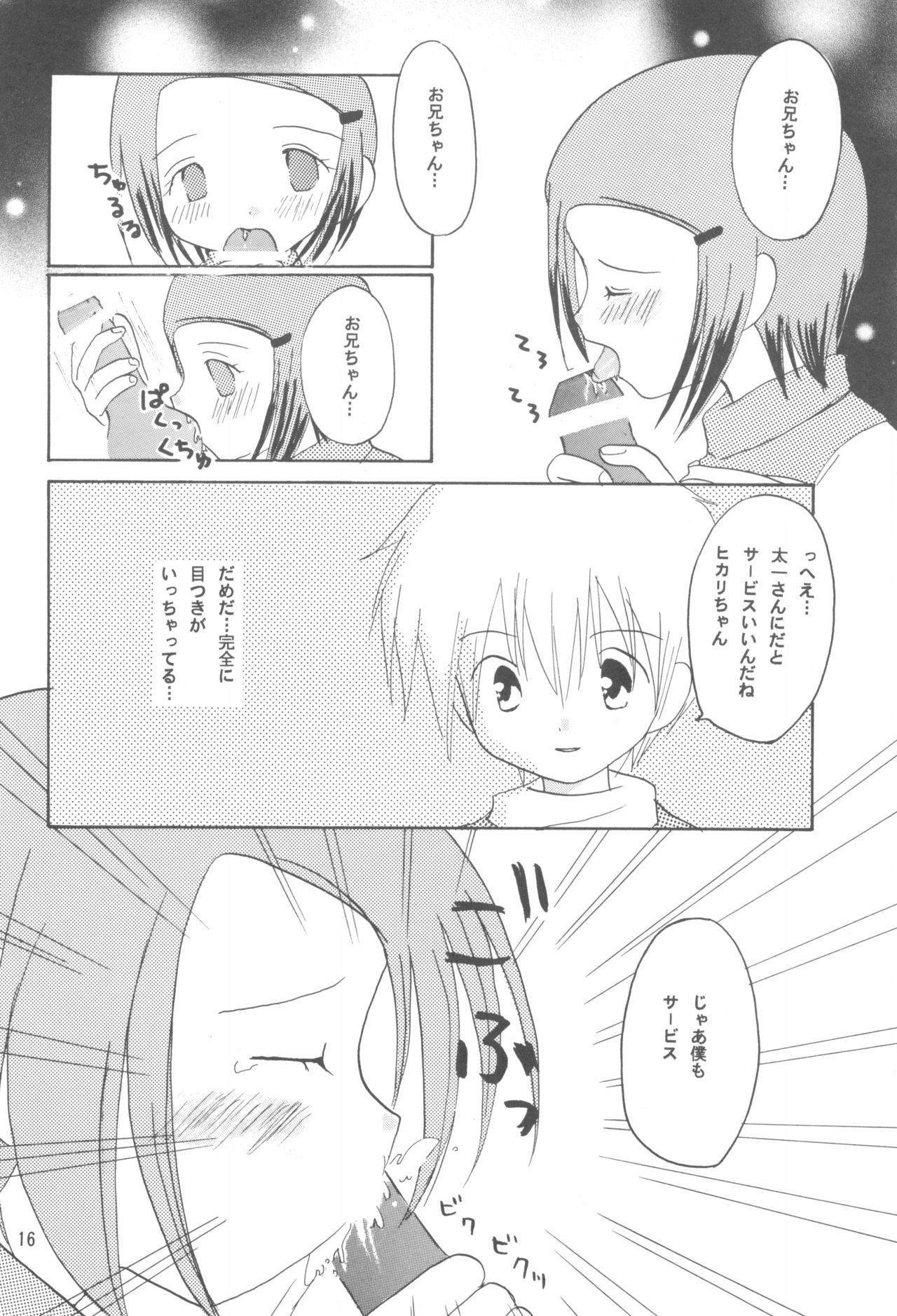 (C59) [Cheese-iri Kamaboko-dou (Mako Cube)] Hikari Mania (Digimon Adventure 02) page 18 full