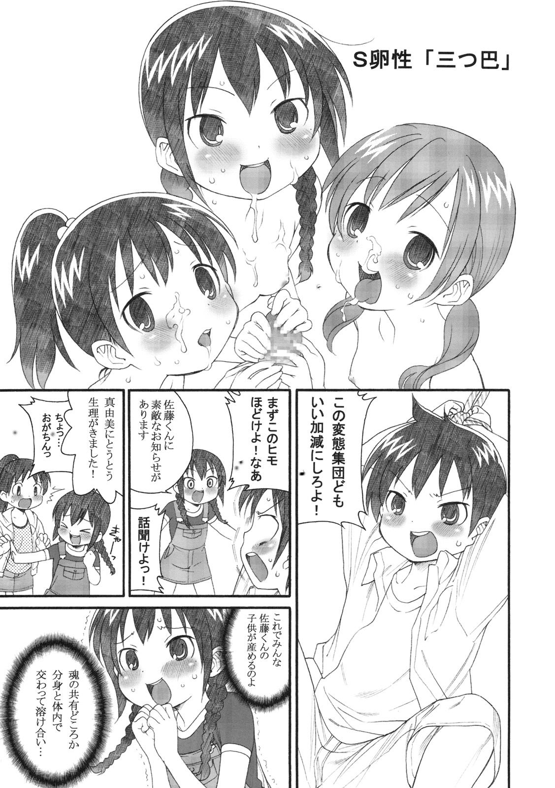 (C76) [GA FAKE (Tajima Yasue)] S ga Suki de Shouganai-tai (Mitsudomoe) page 2 full