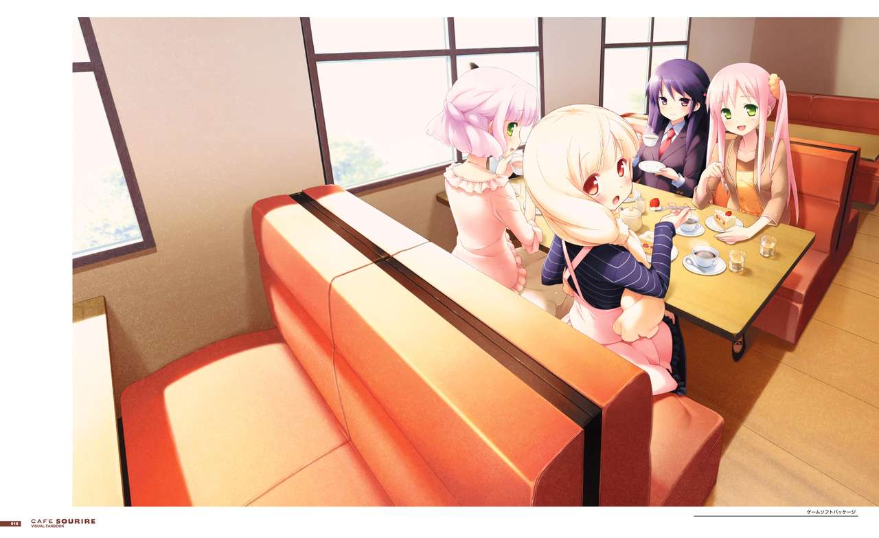 Cafe Sourire Visual Fanbook page 14 full