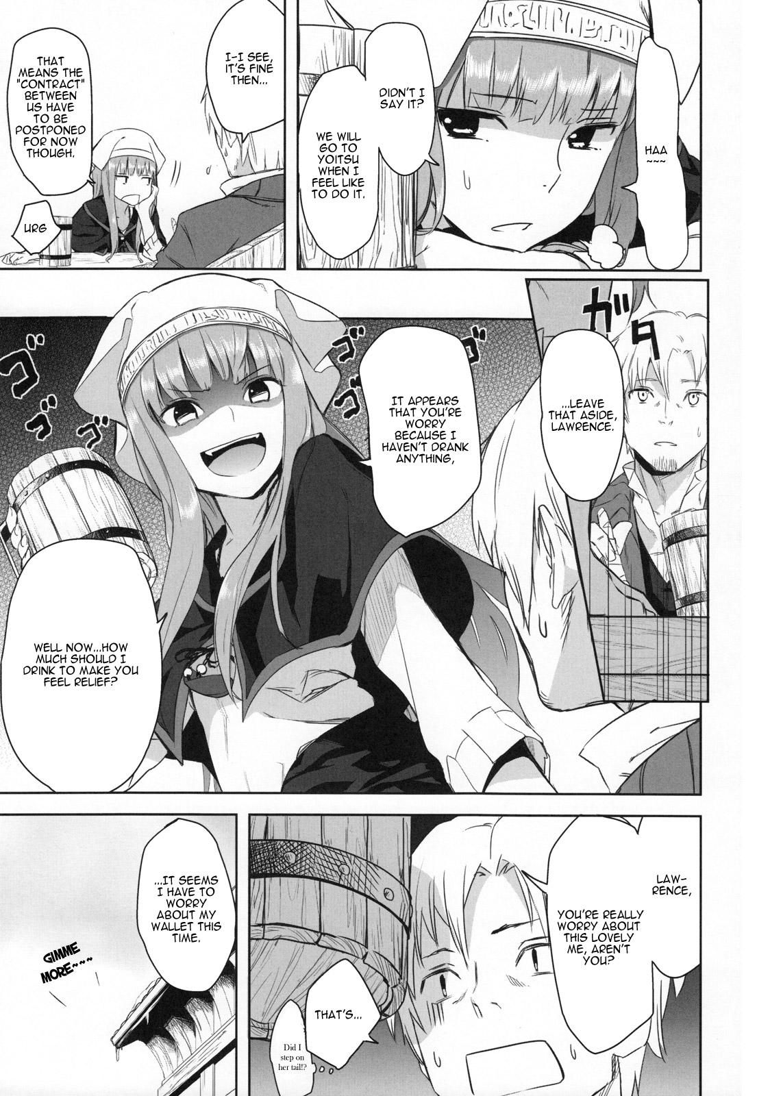 (C83) [Ajisaidenden (Kawakami Rokkaku, Takanashi Rei)] Harvest II (Spice and Wolf) [English] [VLtrans] page 9 full