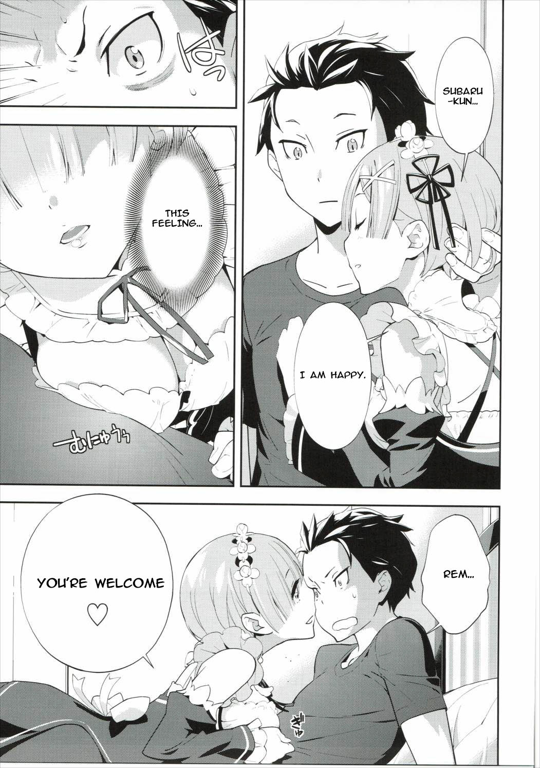 (C90) [Hapoi-Dokoro (Okazaki Takeshi)] CHOICE (Re:Zero kara Hajimeru Isekai Seikatsu) [English] [Metaphrastes] page 6 full