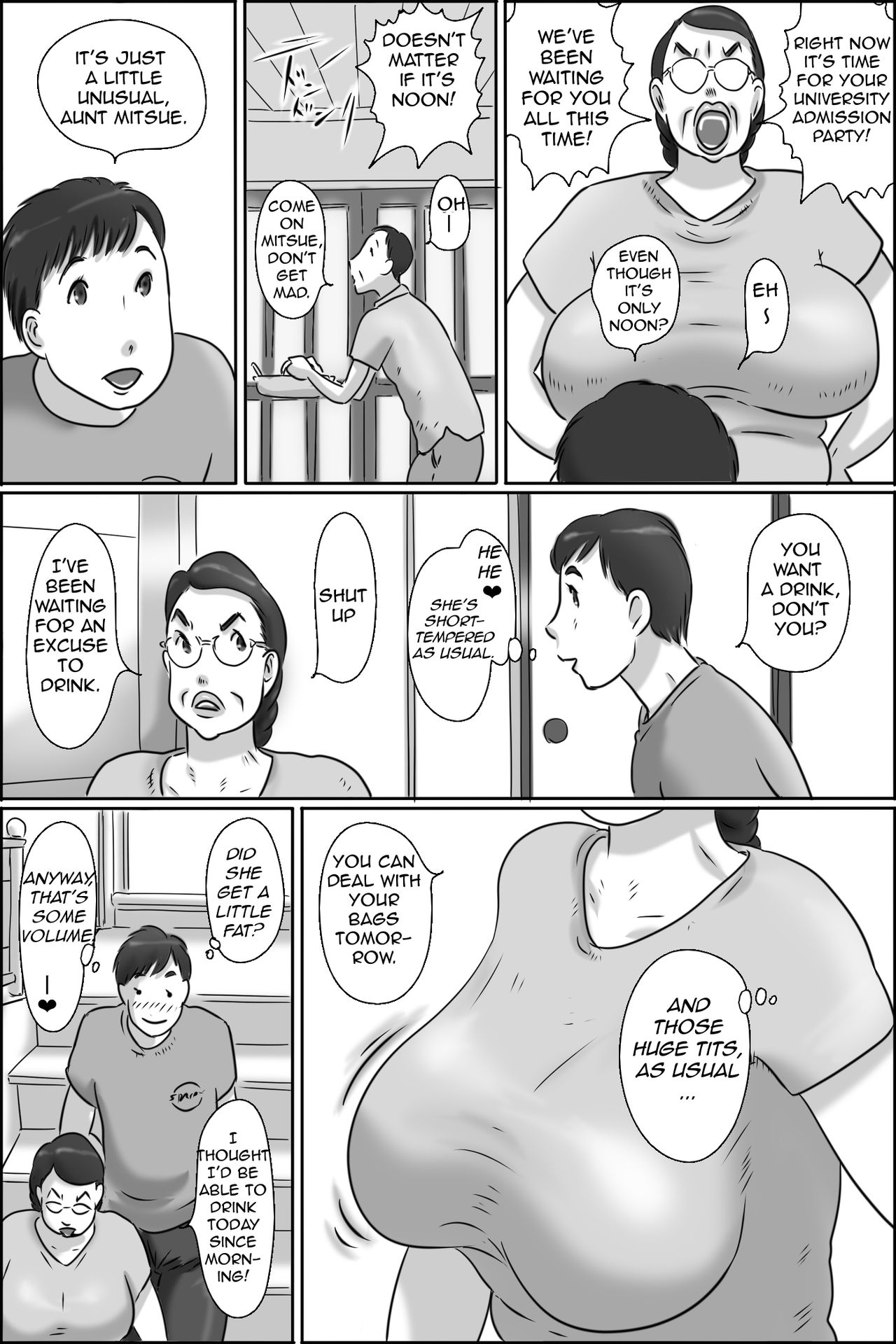 [Zenmai Kourogi] Shimura no Oba-chan | Aunt Shimura [English][Amoskandy] page 6 full