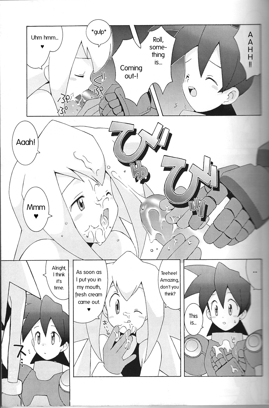 (CR21) [Bakuhatsu BRS. (B.Tarou)] Roll-chan no Kaihatsu Nikki | Roll's Development Diary (CAPSULE COMPUTER) (Rockman DASH) [English] [Writefuck] page 5 full