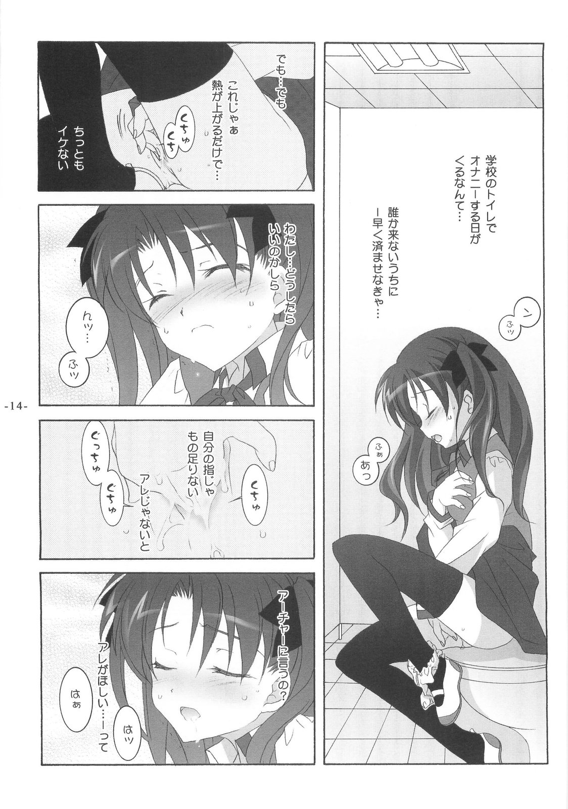 (C66) [Tenjikuya (Mochizuki Nana)] Another Girl III (Fate/stay night) page 14 full