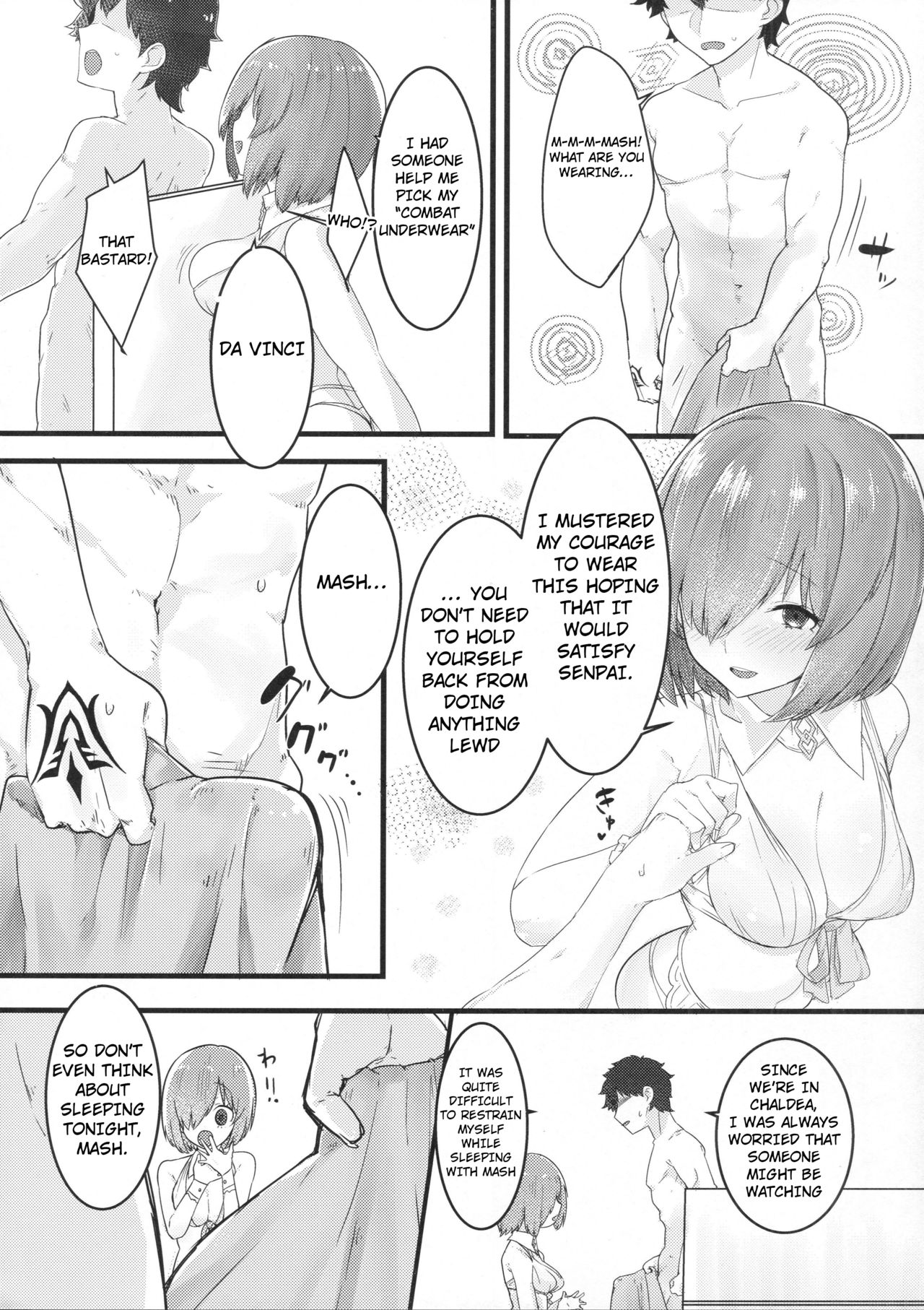 (C93) [Ofuton de Suyaa (Mitsudoue)] Ecchi Shi Mash (Fate/Grand Order) [English] [NHNL] page 9 full