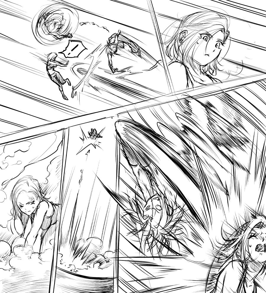 [G evolve] 18-gou VS Caulifla (Dragon Ball Super) page 9 full