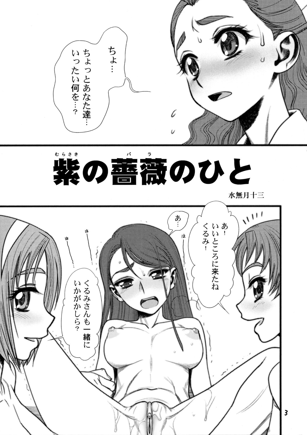 (C74) [Gerupin (Minazuki Juuzou)] Glass no Karen (Yes! Precure 5) [Decensored] page 2 full