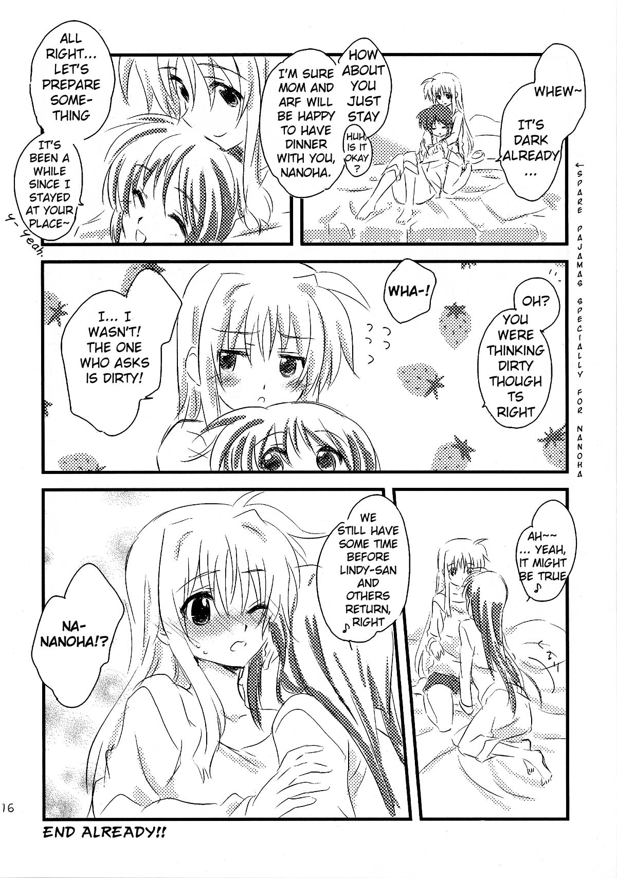 (C76) [kuri koro. (tokoharu)] Yuudachi (Evening Rain) (Mahou Shoujo Lyrical Nanoha [Magical Girl Lyrical Nanoha]) [English] page 15 full