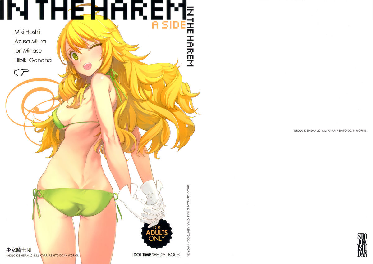 (C81) [Shoujo Kishidan (Oyari Ashito)] IN THE HAREM A SIDE (THE iDOLM@STER) page 1 full