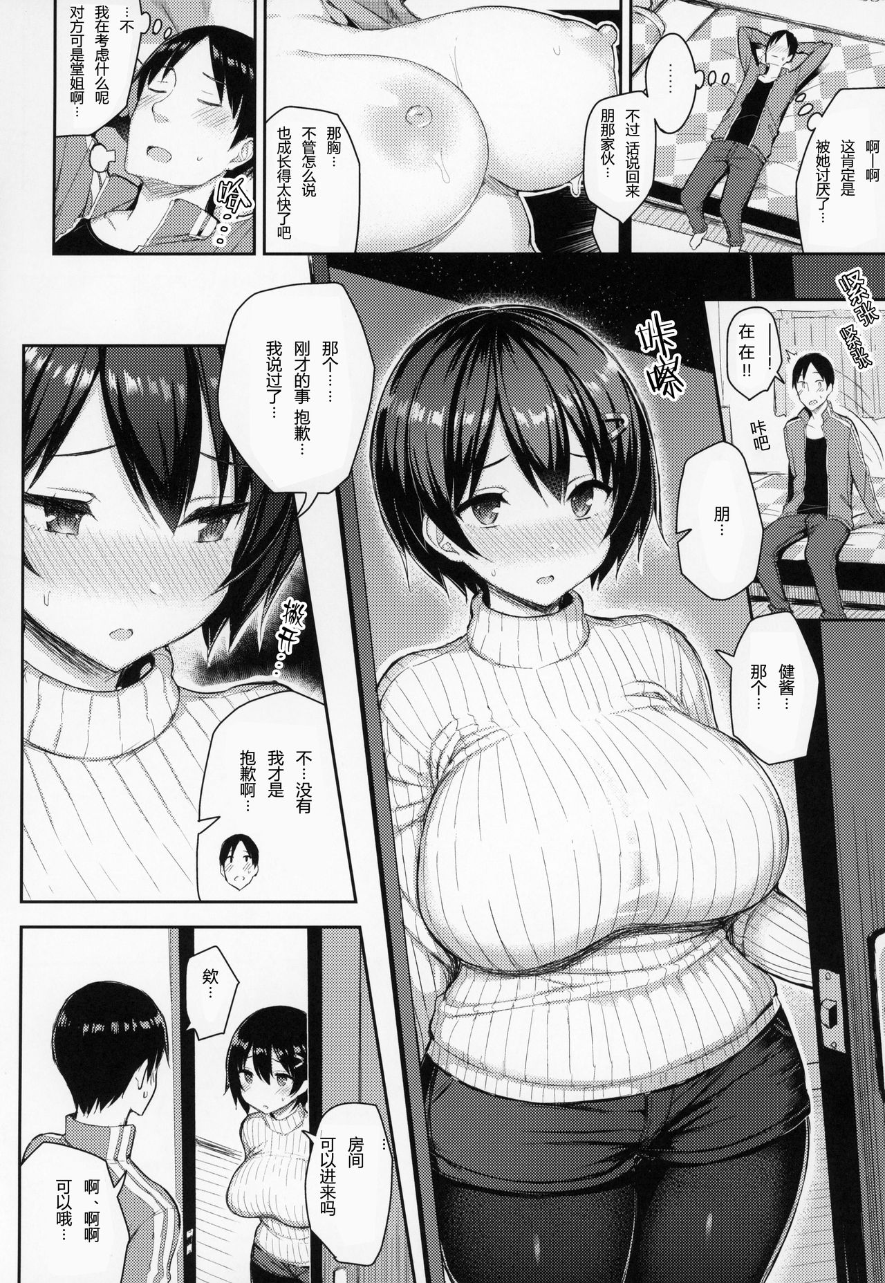 (C95) [Ichibocchi (Ichinomiya Yuu)] Kyonyuu Itoko ga Iru Kyuuka [Chinese] [希望的前方个人汉化] page 7 full