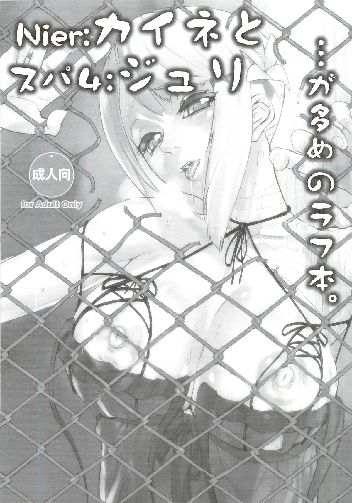 [Mushiringo (Ashiomi Masato)] Nier：Kainé to supa4：Juri･･･ga oome no rough bon page 1 full