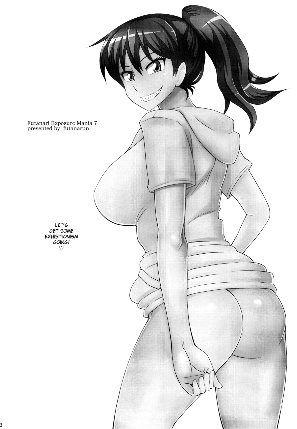 (SC60) [Futanarun (Kurenai Yuuji)] Futanari Roshutsu Mania 7 | Futanari Exposure Mania 7 [English] =SW= page 3 full