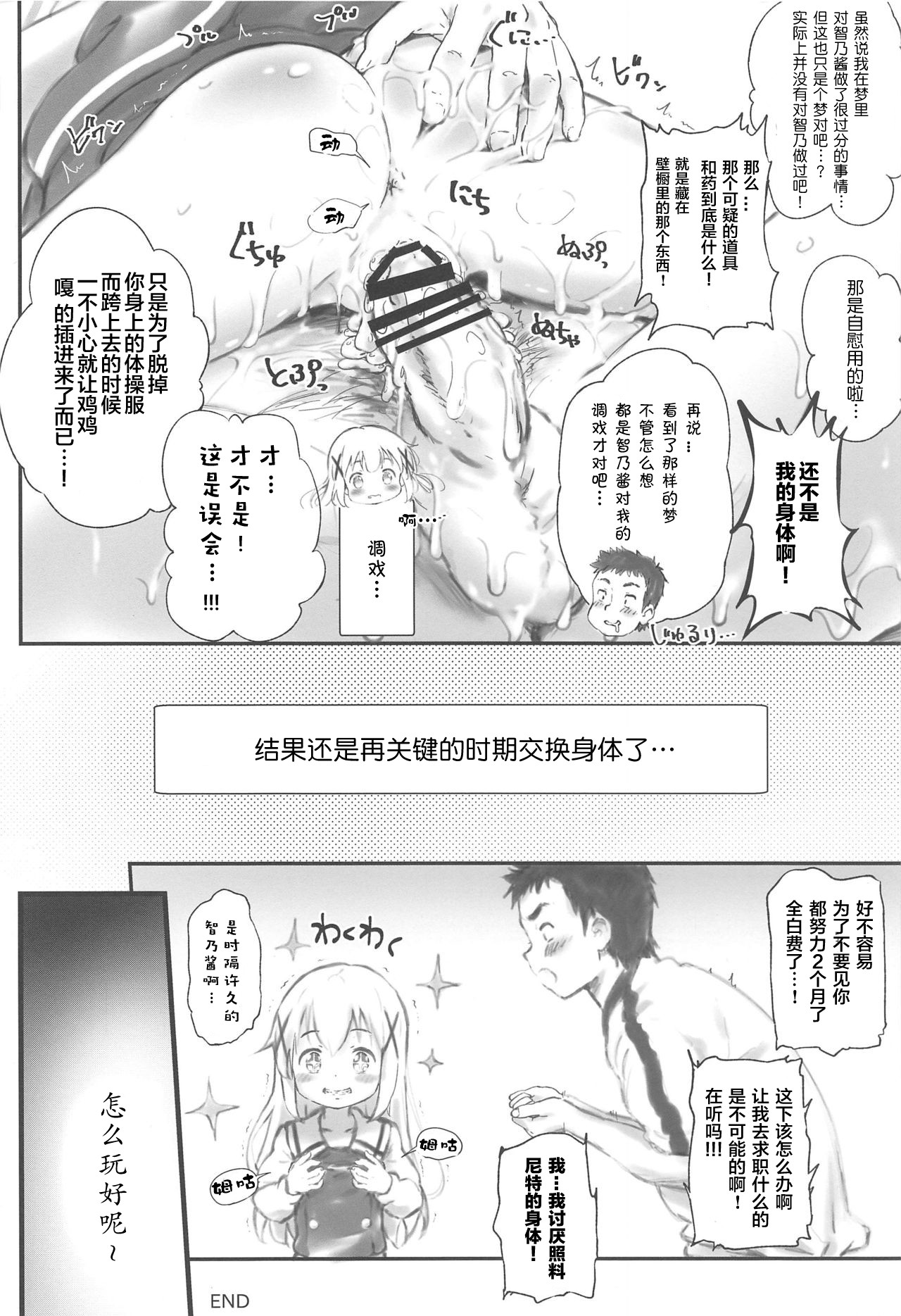 (C97) [Argyle check, Wanton Land Kumiai (Komamemaru)] Toro Musume 23 Chino-chan Hajimemashita!! 4 Okite kudasai... (Gochuumon wa Usagi desu ka?)  [Chinese] [零食汉化组] page 23 full