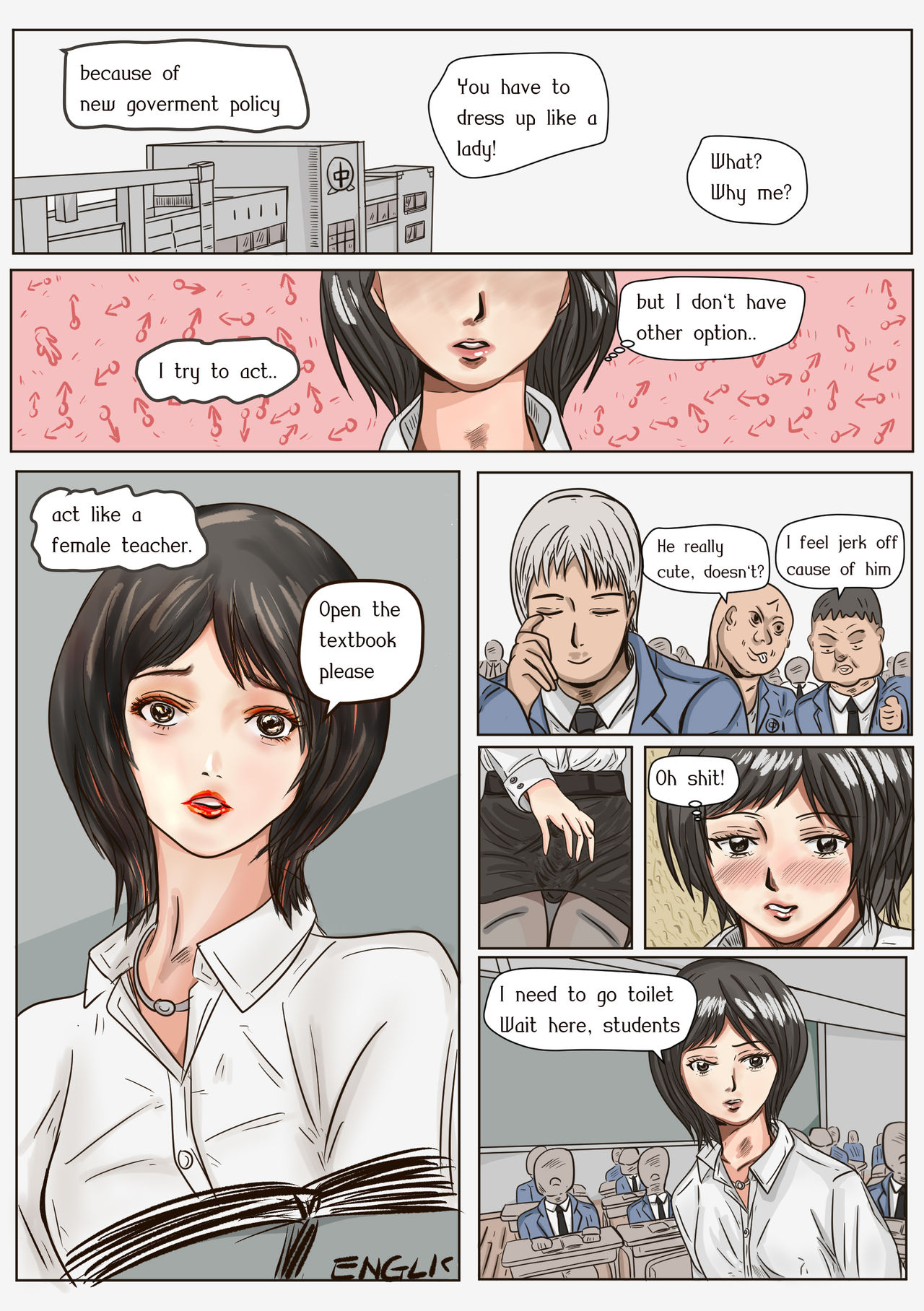 Trap teacher in toilet, extend (Complete!) page 2 full