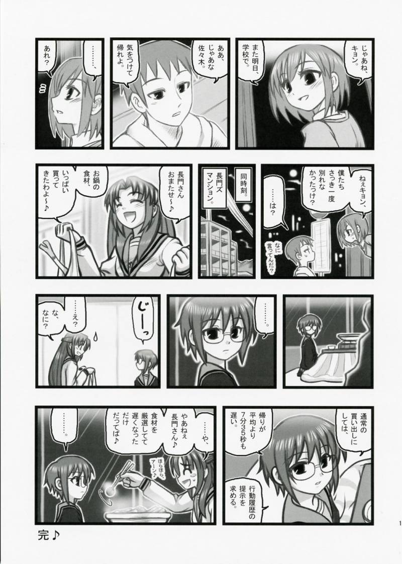 [Dai tadashi shoku (Nabeshima Mike)] Ryoujoku Haruhi no shin chara Sasaki-san J (The Melancholy of Haruhi Suzumiya) page 16 full