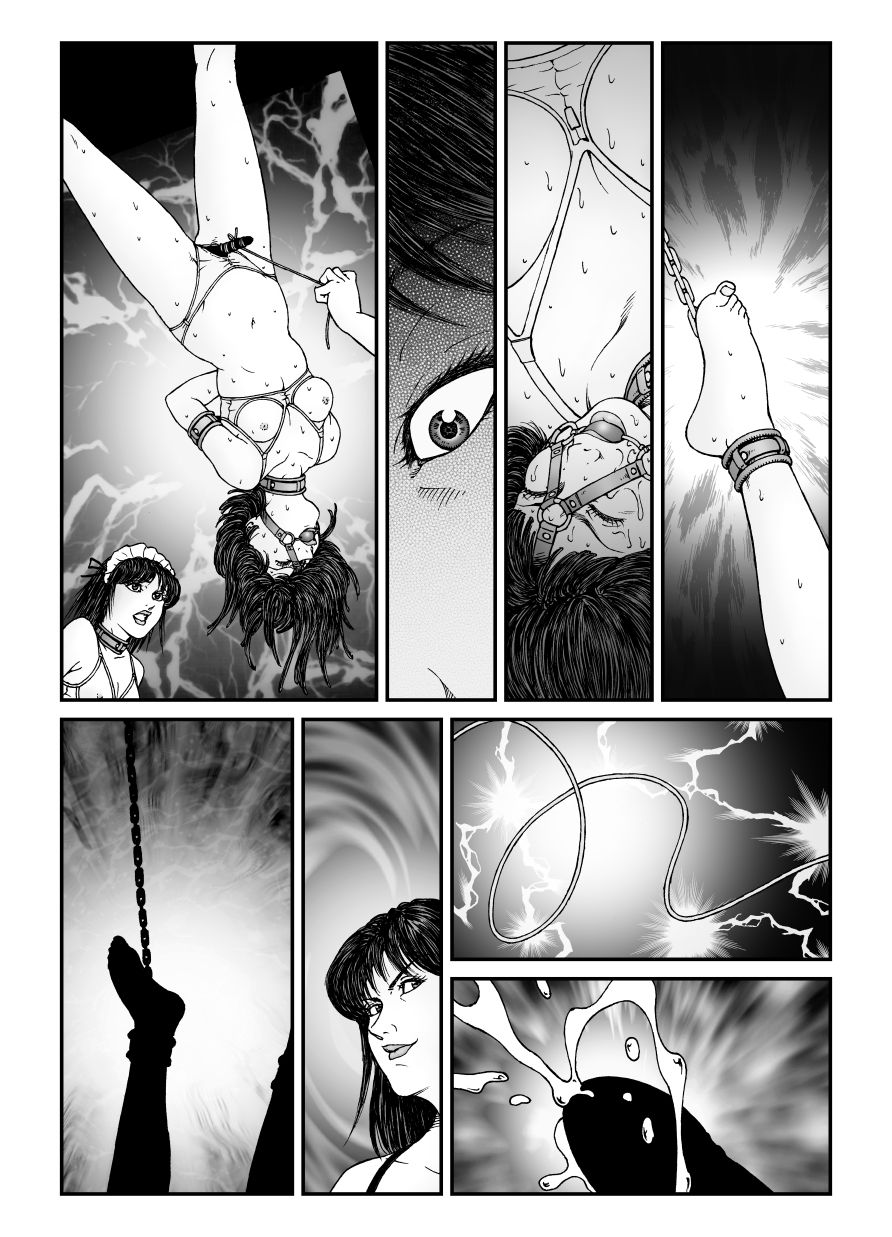 [Nightmare Express -Akumu no Takuhaibin-] Yokubou Kaiki Dai 547 Shou -Kyousei Josou Bishounen Kousoku Daruma Acme Jigoku Iki Dai-4-wa Otokonoko Koushukei Hen- page 39 full