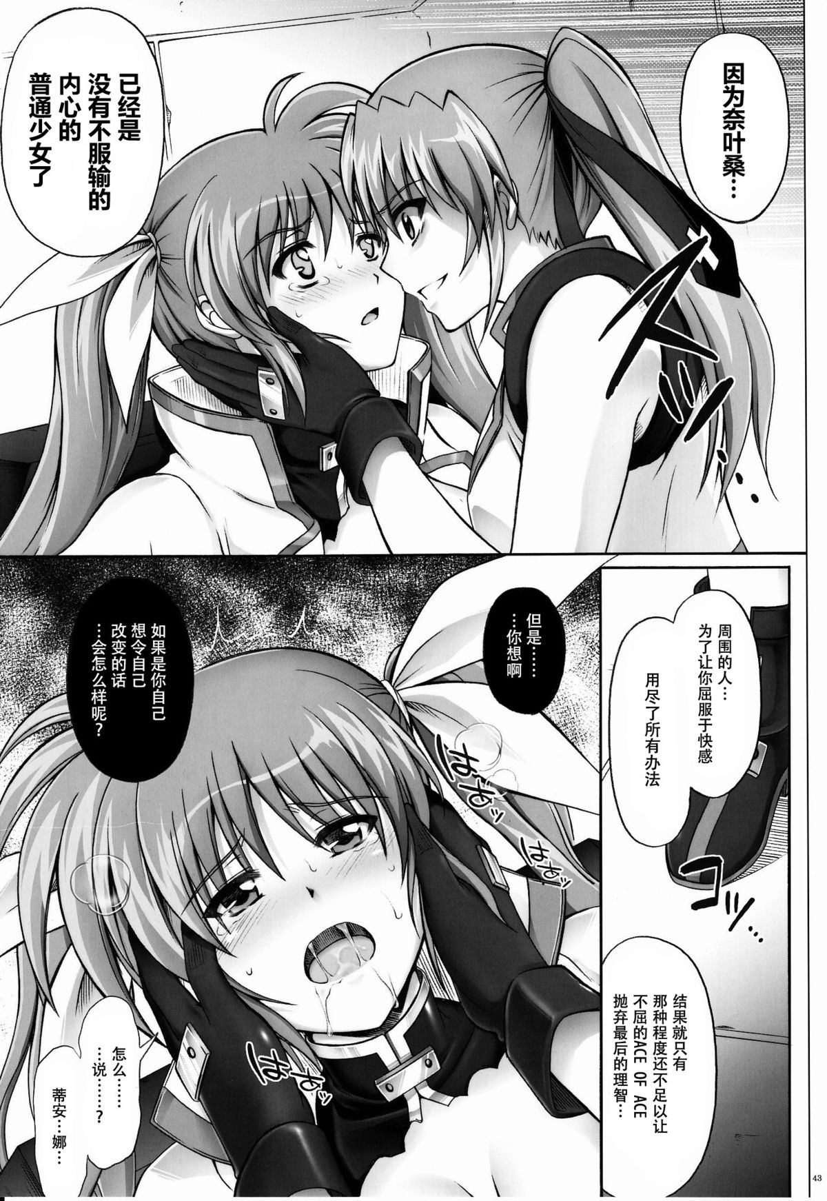 (C79) [Cyclone (Izumi, Reizei)] 767B (Mahou Shoujo Lyrical Nanoha) [Chinese] [脸肿汉化组] page 43 full