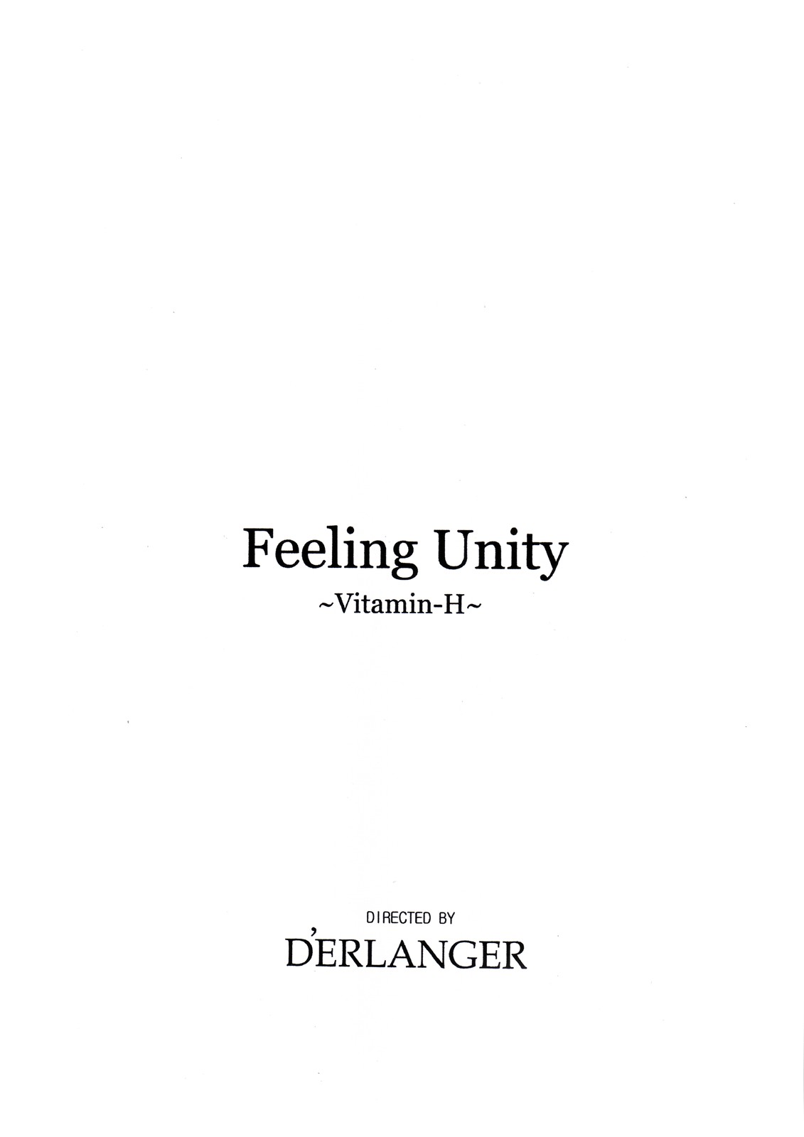 [D'ERLANGER (Yamazaki Show)] Feeling Unity page 16 full