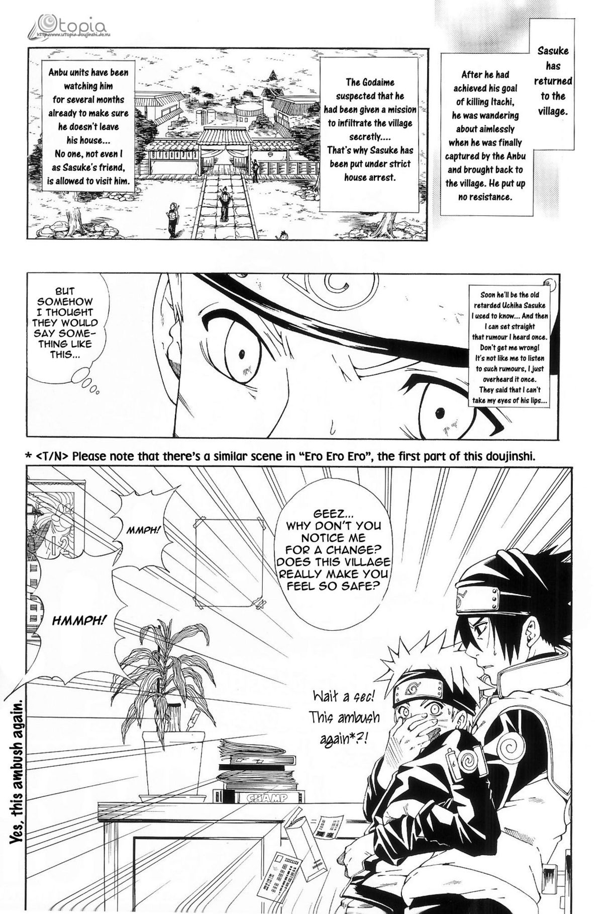 ERO ERO²: Volume 1.5  (NARUTO) [Sasuke X Naruto] YAOI -ENG- page 3 full