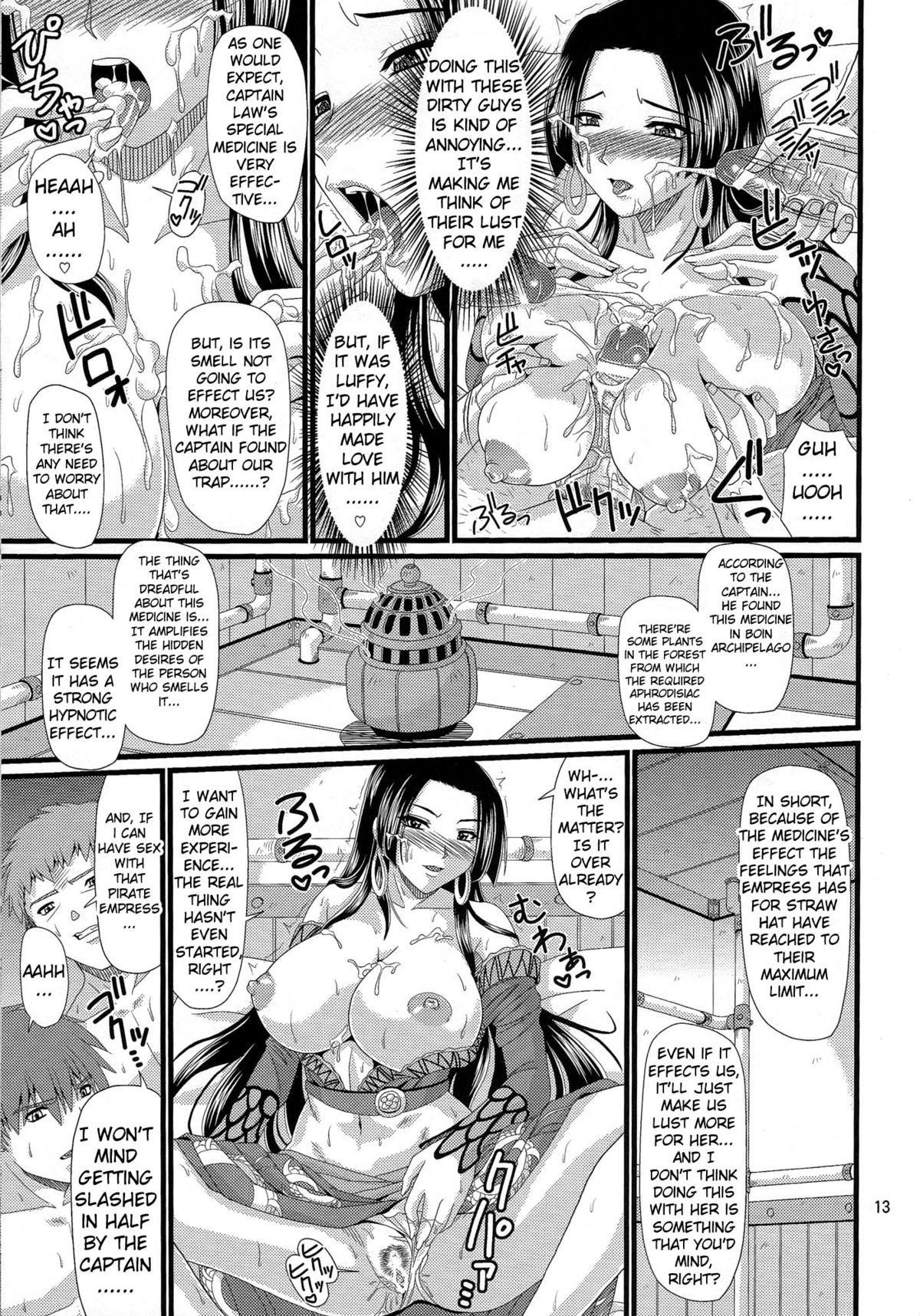 (C80) [ZVIZVA (Forester)] Hebi Hime-sama (One Piece) [English] {doujin-moe.us} page 12 full