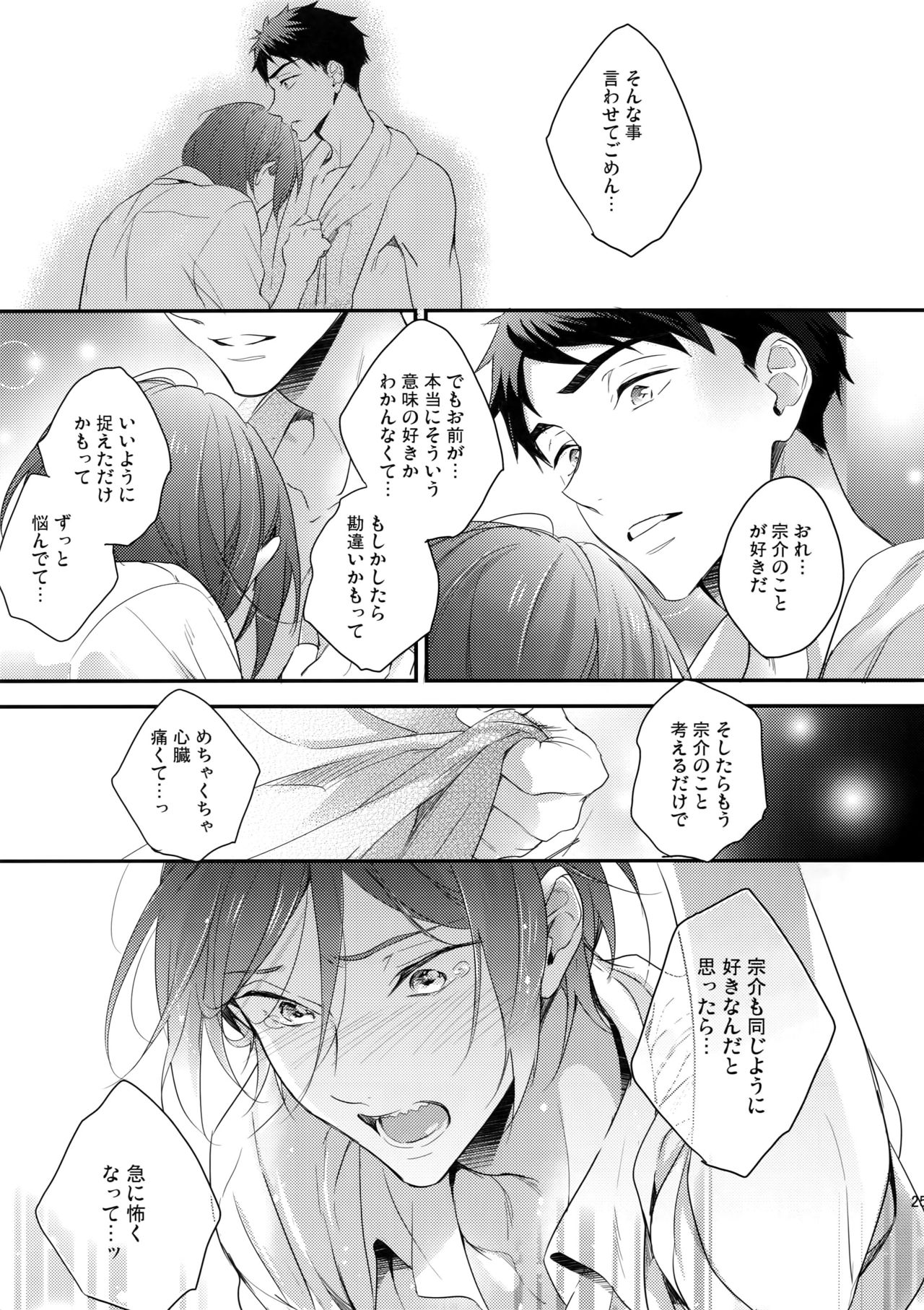 (C89) [PureSlider. (Matsuo)] Koi Shichattanda! (Free!) page 24 full