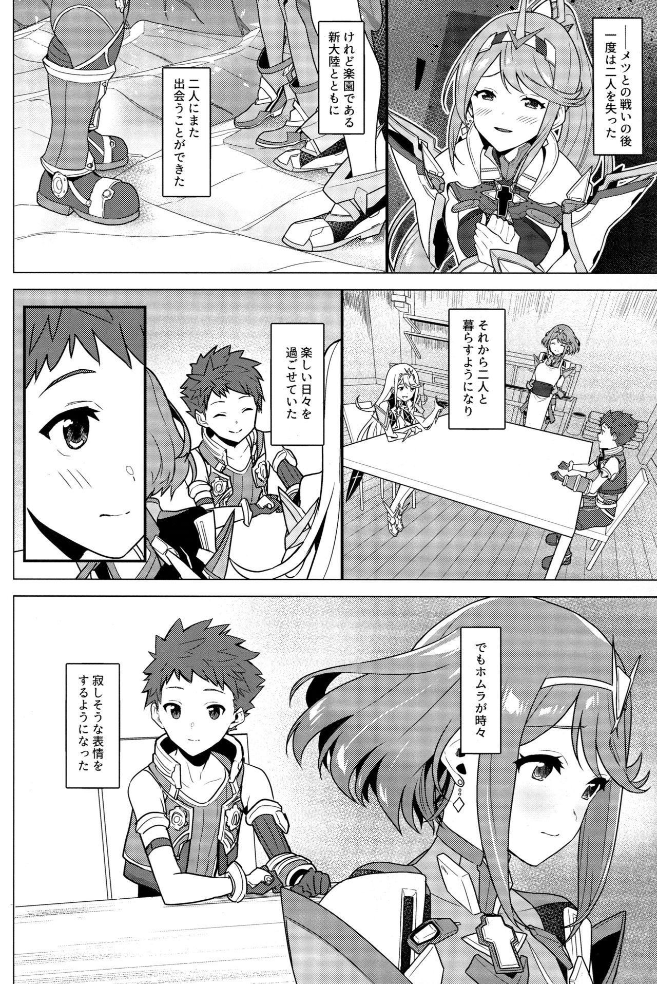 (C95) [Pony Farm (Bonnie)] Chouyou no Naka e to (Xenoblade Chronicles 2) page 3 full