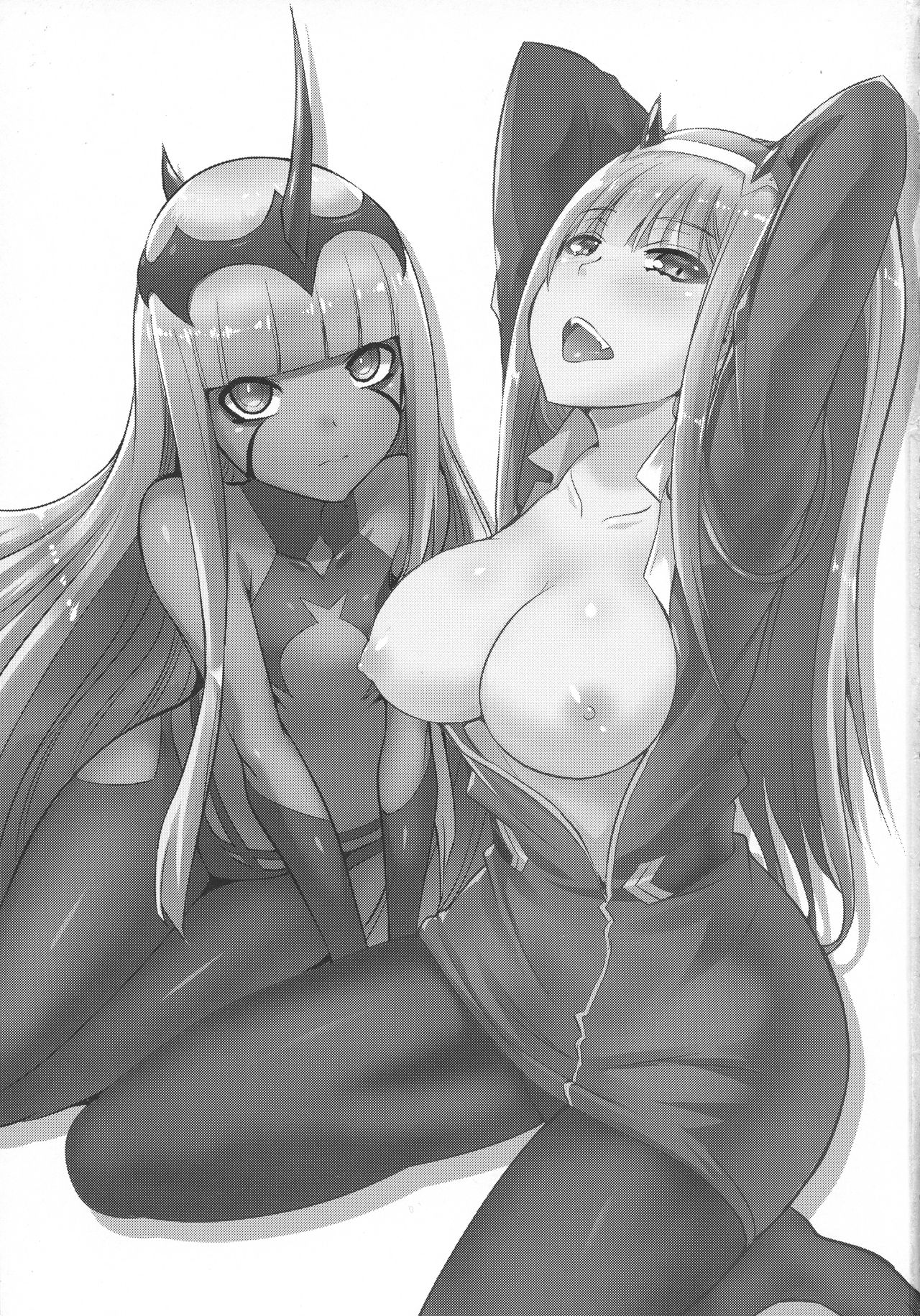 (C94) [Once Only (Nekoi Hikaru)] Darling in the One and Two (DARLING in the FRANXX) [Chinese] page 2 full