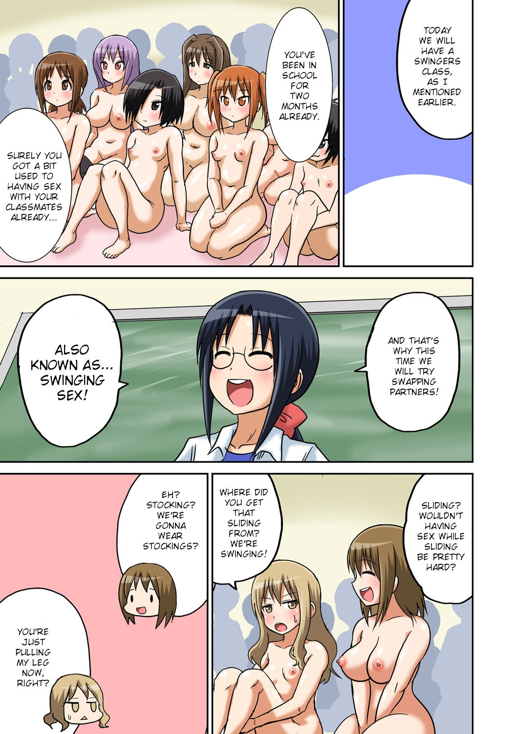 [Iguchi Sentarou] Classmate to Ecchi Jugyou Ch. 5 [English] [TSHH] [Digital] page 7 full