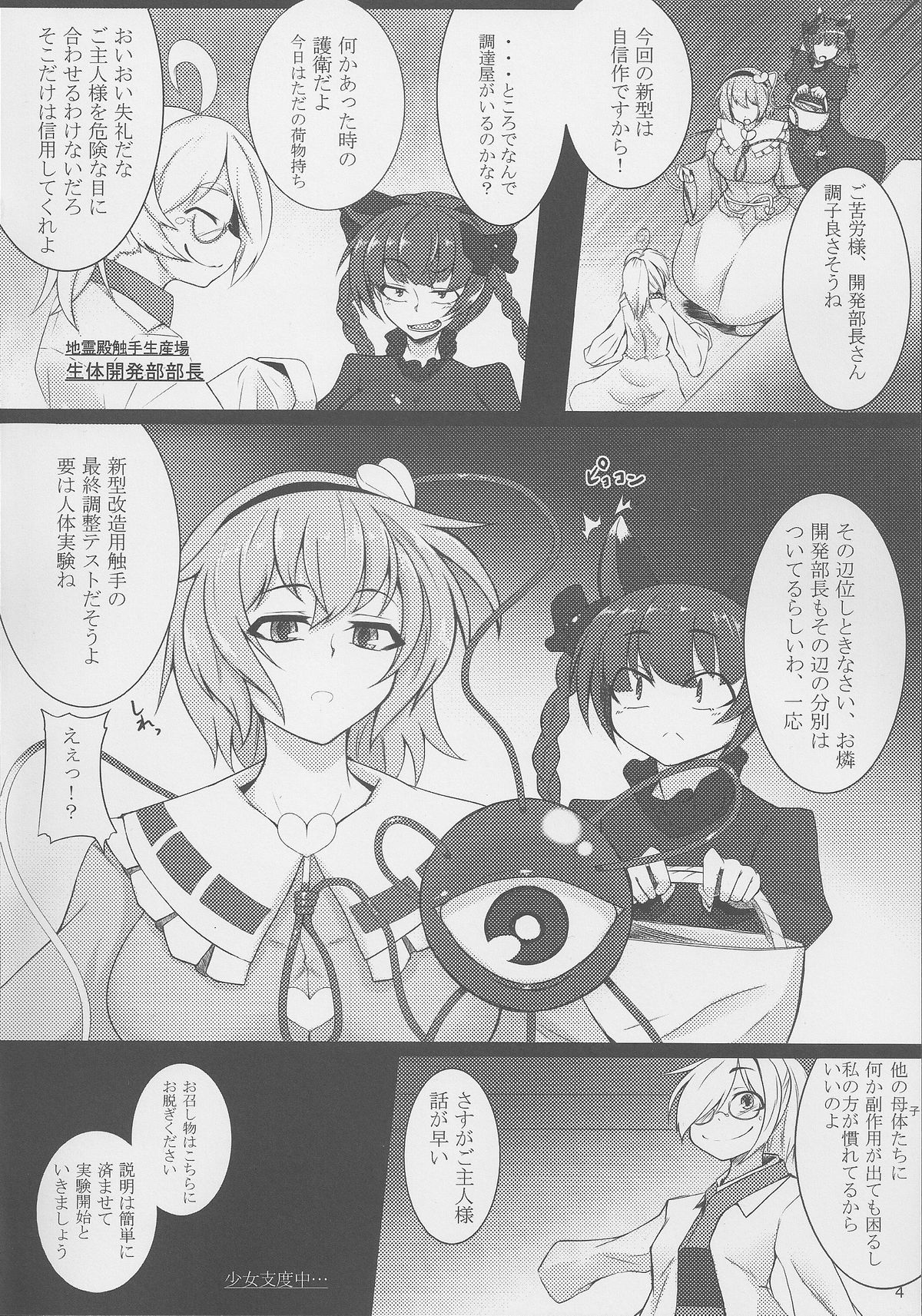 (Reitaisai 11) [Hadairo Rooibos Tea (Pandain)] Shokushu Chireiden 2 ~Satori Expansion Development~ (Touhou Project) page 3 full