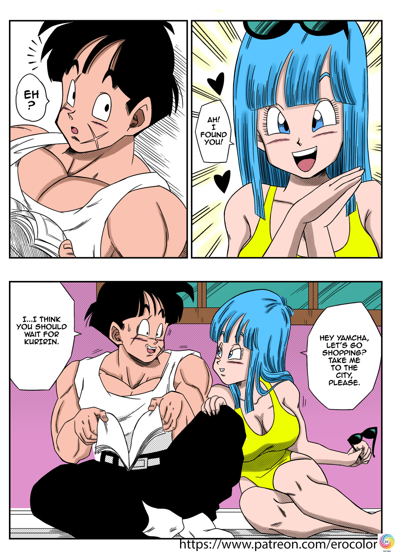 [Yamamoto] BITCH GIRLFRIEND (Dragon Ball Z) [English] [Colorized] page 4 full