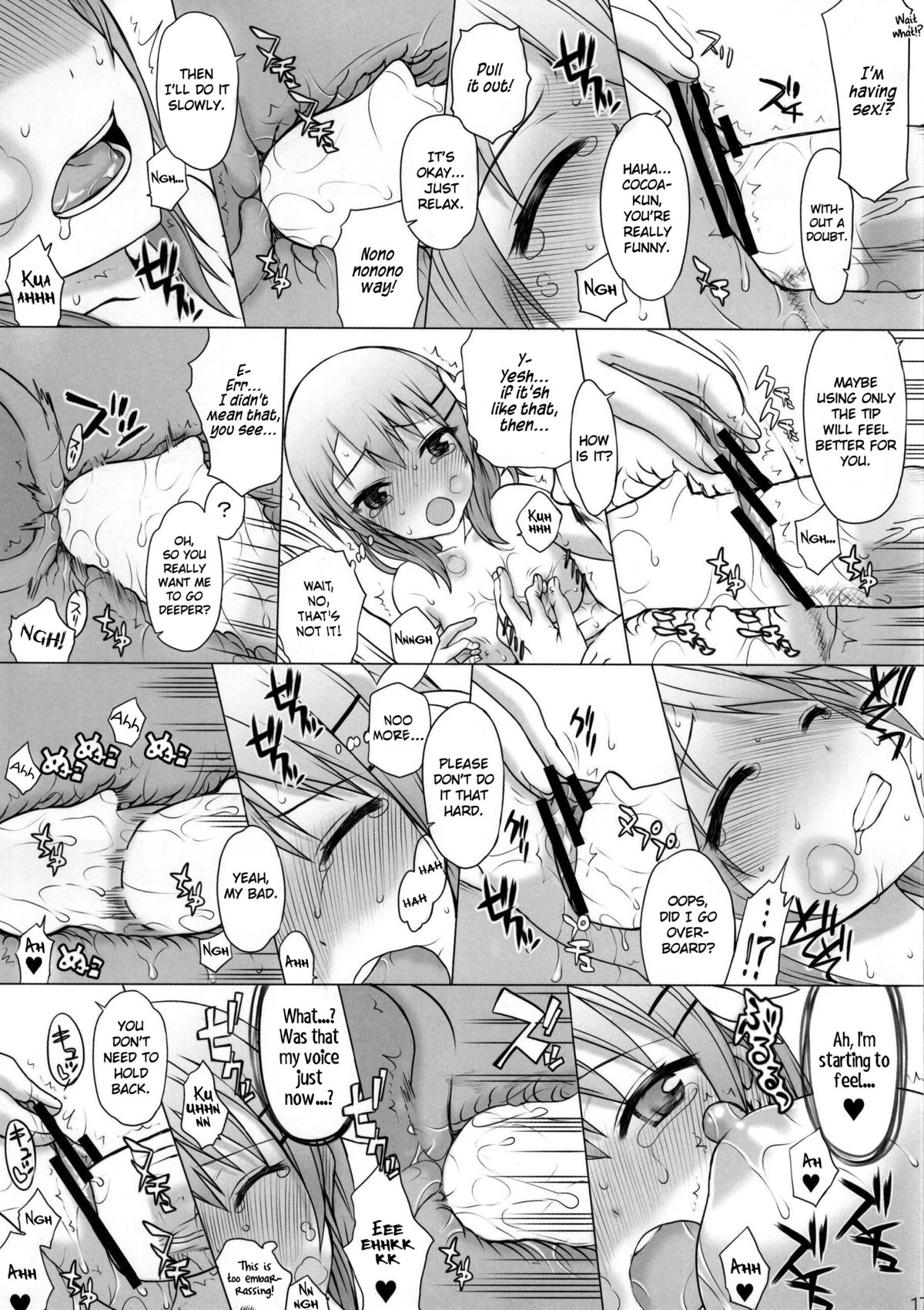 (C86) [Kyomu no Uta (Satou Toshio)] Gochisousama Deshita | Thanks for the Meal (Gochuumon wa Usagi desu ka?) [English] [Hot Cocoa] page 14 full
