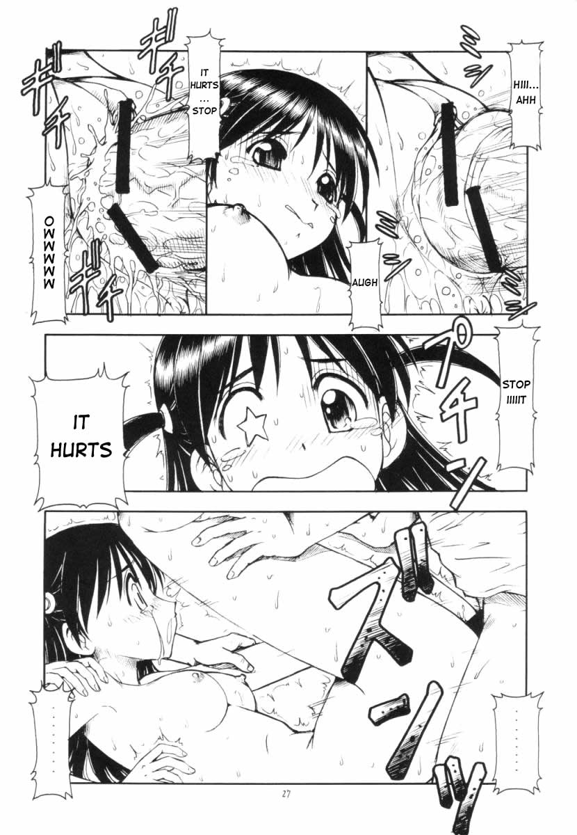 (SC25) [Toraya (ITOYOKO)] Scramble X Watashi, Nee-san ga Suki nan desu (School Rumble) [English] {DoujinAlert} page 29 full