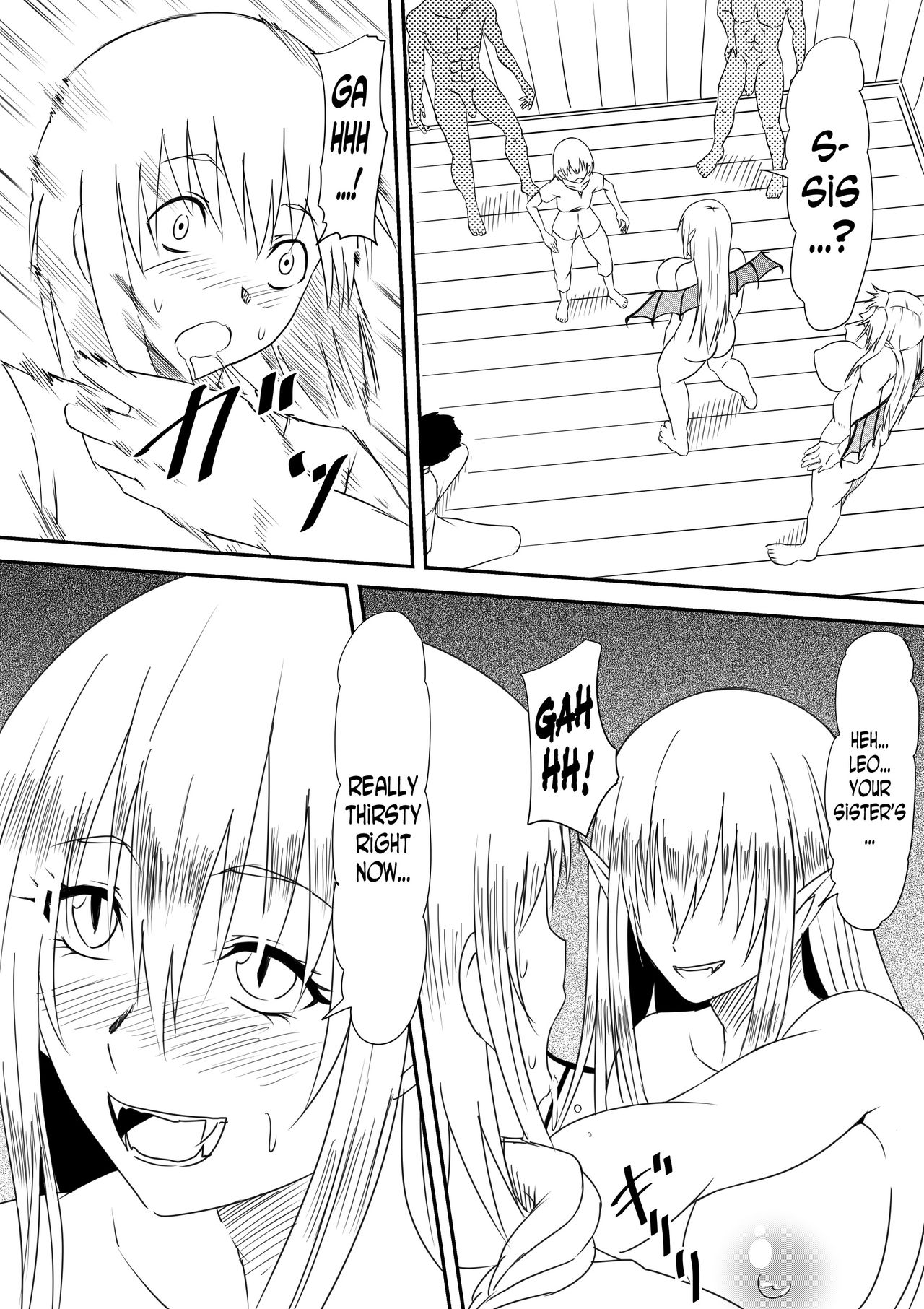 [Mikezoutei] Kyuuketsuki ni Okasaremakutta Konyakusha ga Ageku ni Jishin mo Kyuuketsuki-ka Shite Semeru Gawa ni Naru Hanashi [English] [N04h] page 25 full